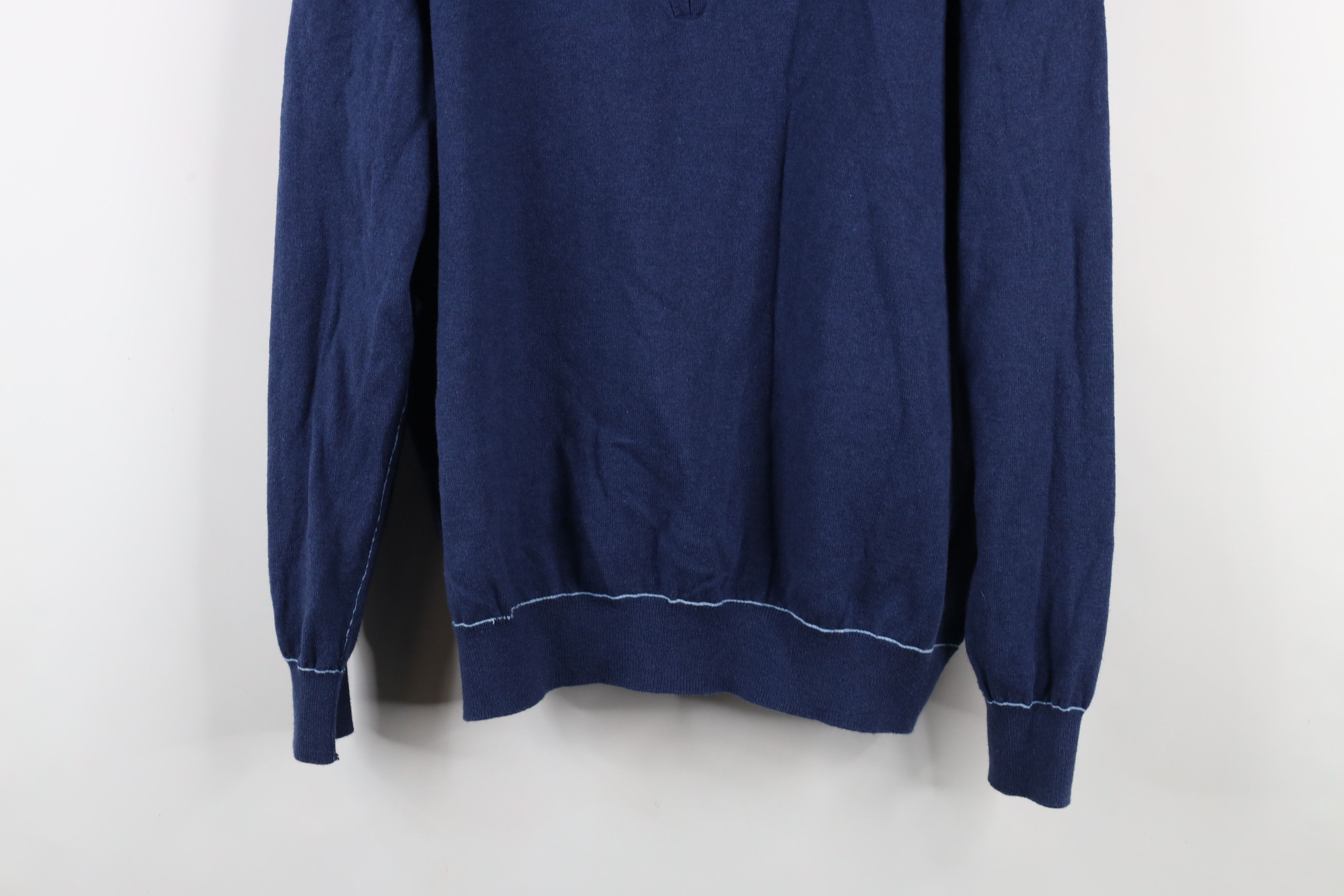 Orvis × Vintage Vintage Orvis Cashmere Blend Knit Half Zip Pullover Sweater Size US L / EU 52-54 / 3 - 3 Thumbnail