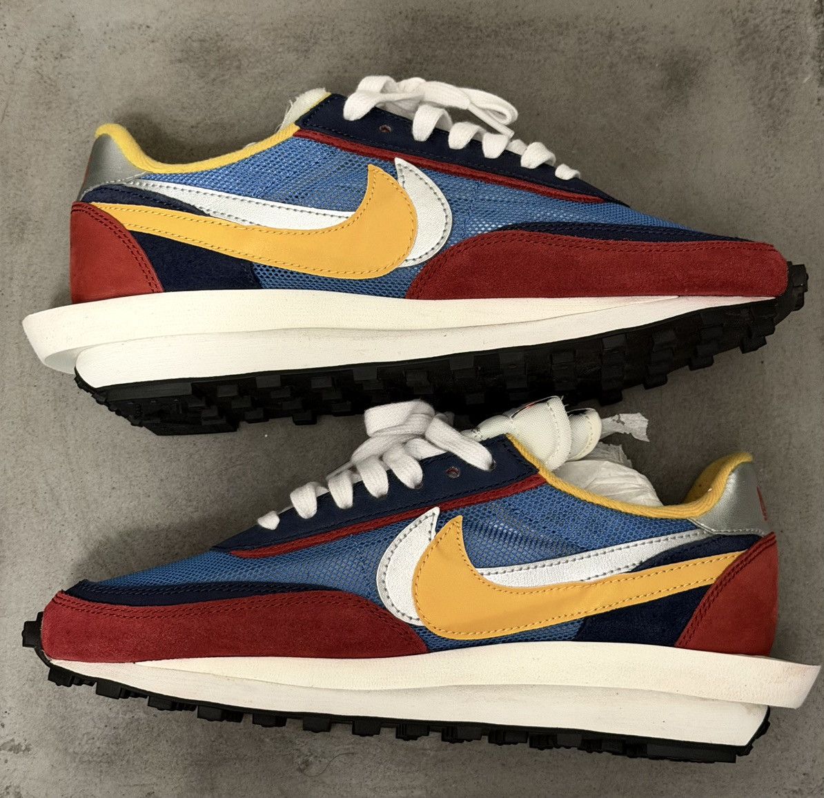 Nike × Sacai Sacai x Nike LD Waffle Varsity Blue Size US 8.5 / EU 41-42 - 6 Thumbnail
