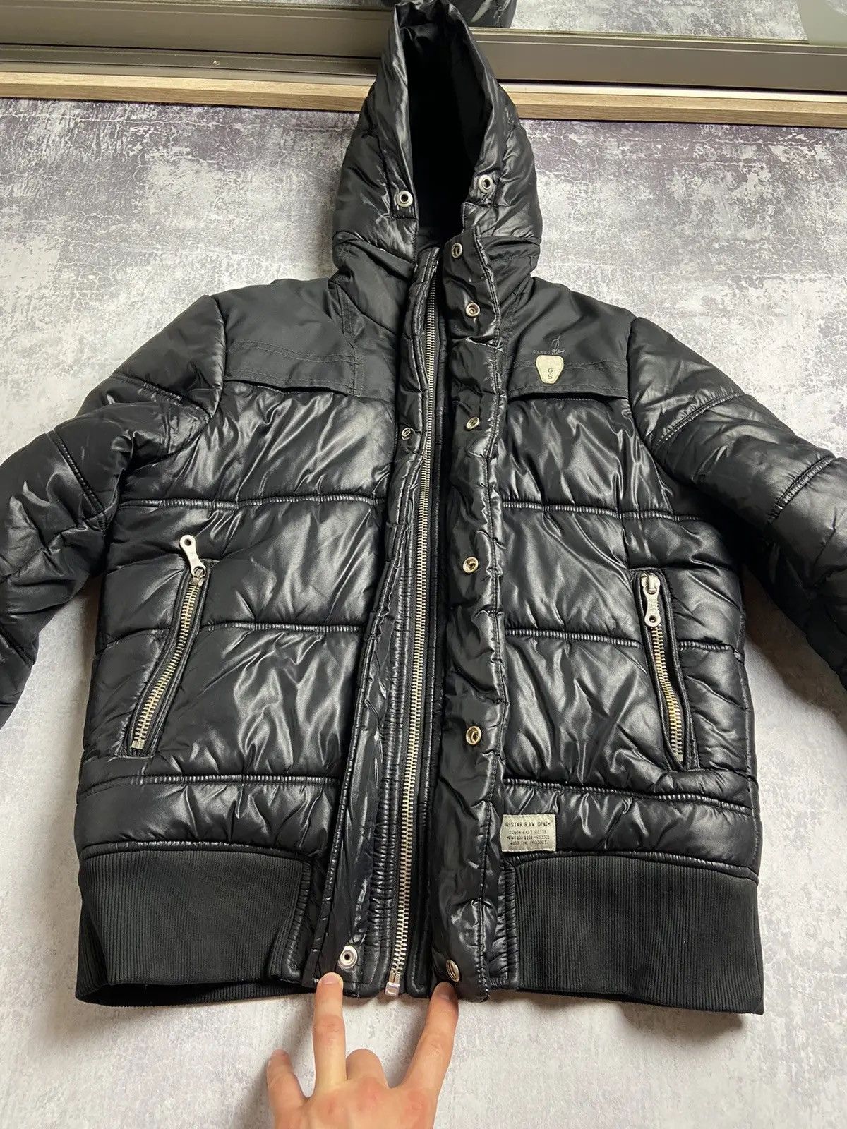 G-Star RARE G-Star Shiny Matte Down Puffer GorpCore Drill Jacket Y2 Size US XL / EU 56 / 4 - 5 Thumbnail