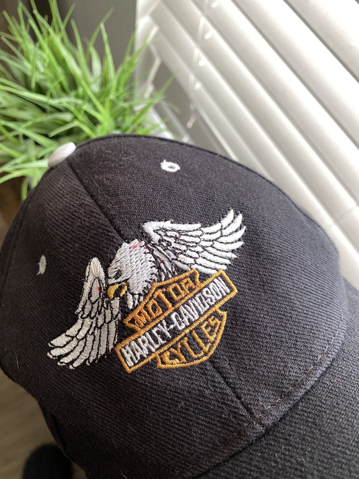 Harley Davidson Vintage Harley Davidson Hat Size ONE SIZE - 3 Thumbnail