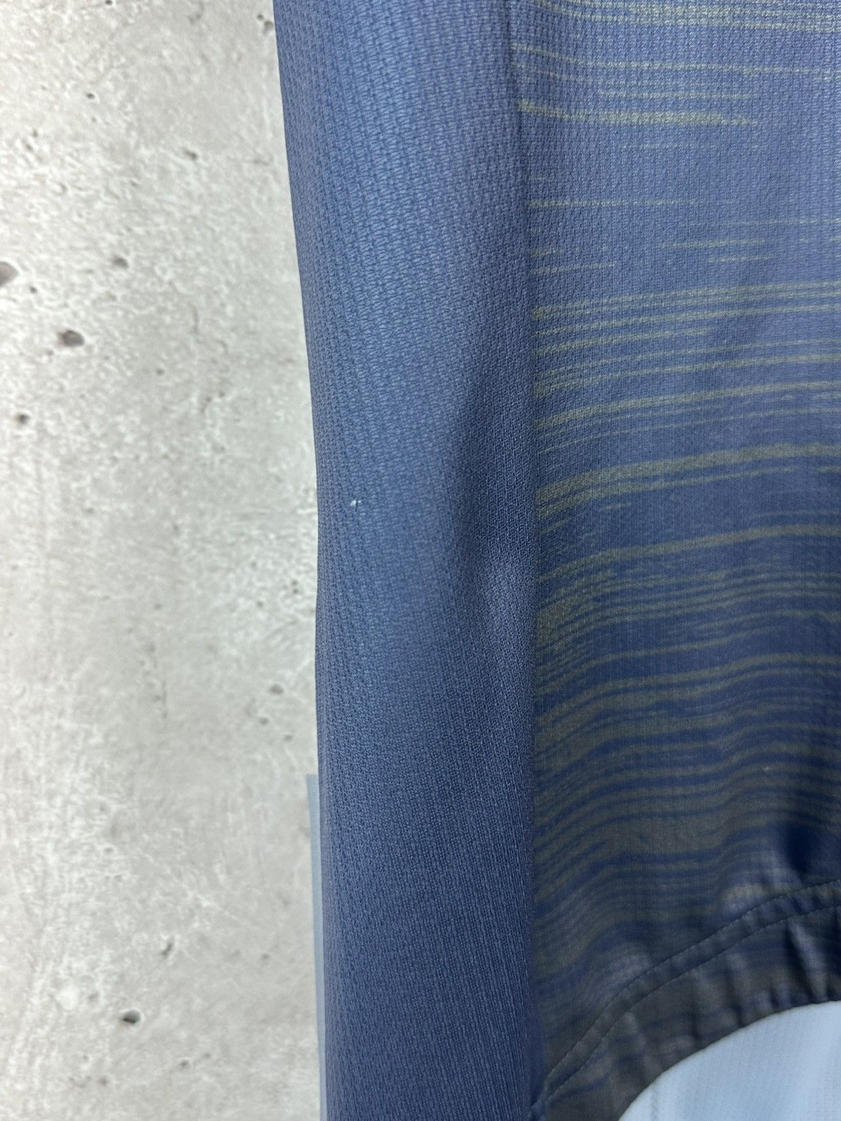 Other Santini Stripped Blue Full Zip Short Sleeve Cycle Jersey Size US L / EU 52-54 / 3 - 6 Thumbnail