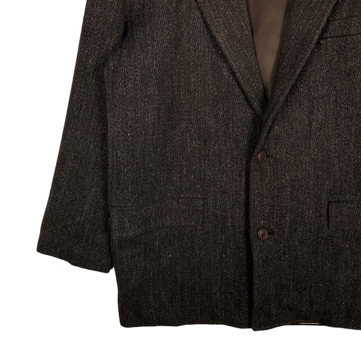 Issey Miyake 🔥VINTAGE ISSEY MIYAKE MEN WOOL HERRINGBONE DOUBLE BREAST Size US S / EU 44-46 / 1 - 6 Thumbnail