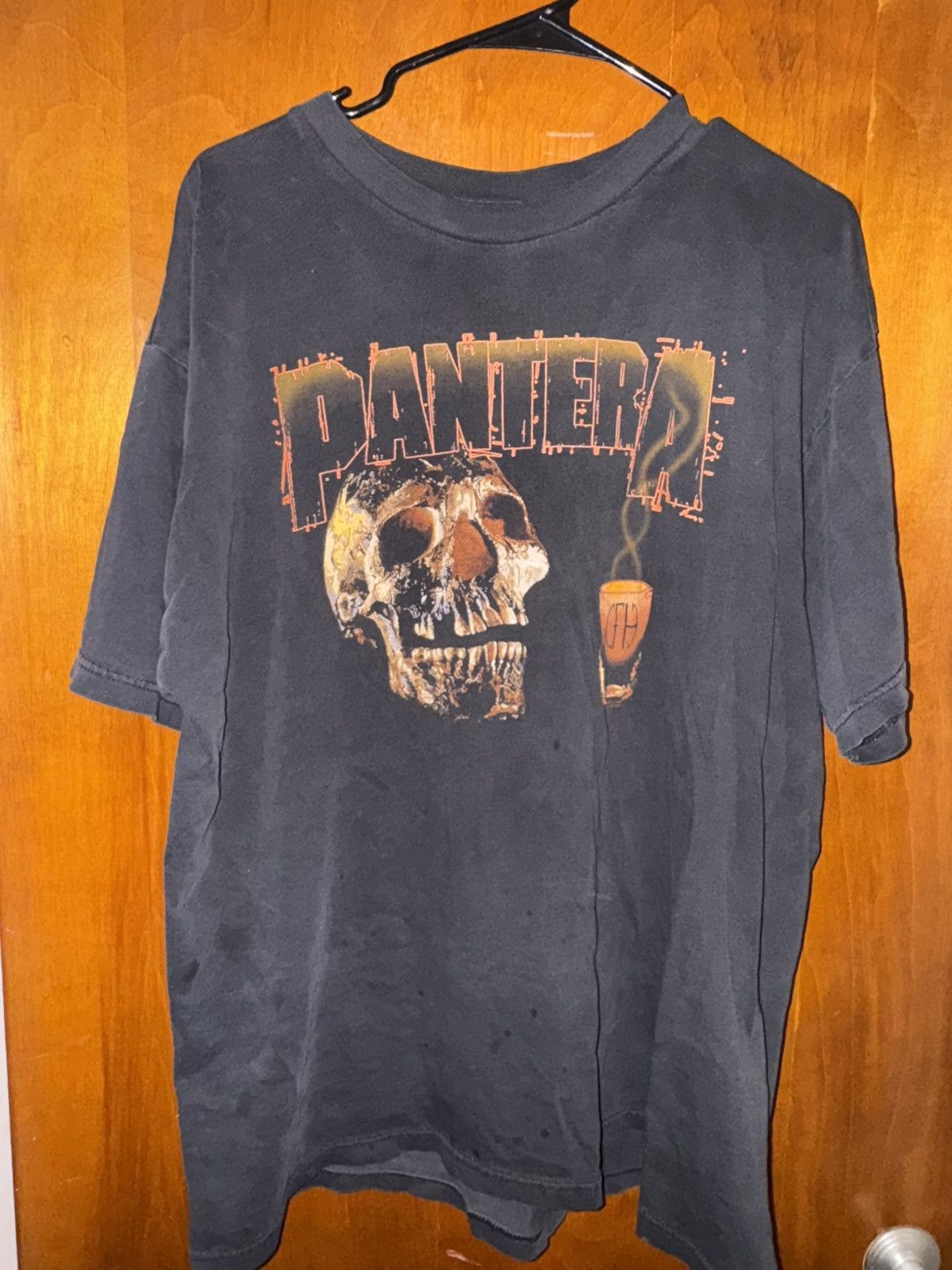 Hanes Vintage Pantera shirt Drink it or wear it 1997 Size US XL / EU 56 / 4 - 2 Thumbnail