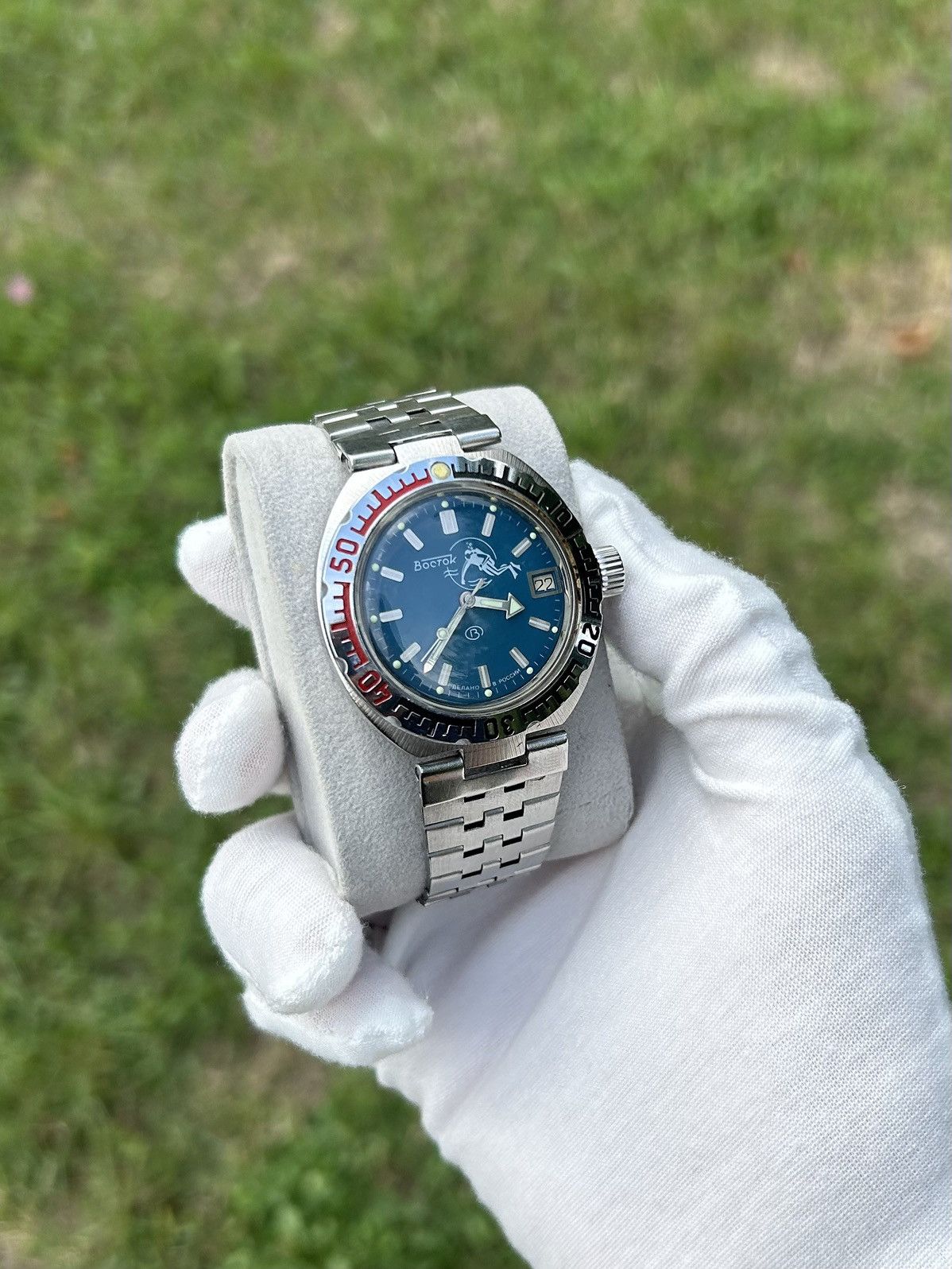 Vintage Vintage Watch Vostok Amphibia Automatic Diver 1990s Size ONE SIZE - 4 Thumbnail