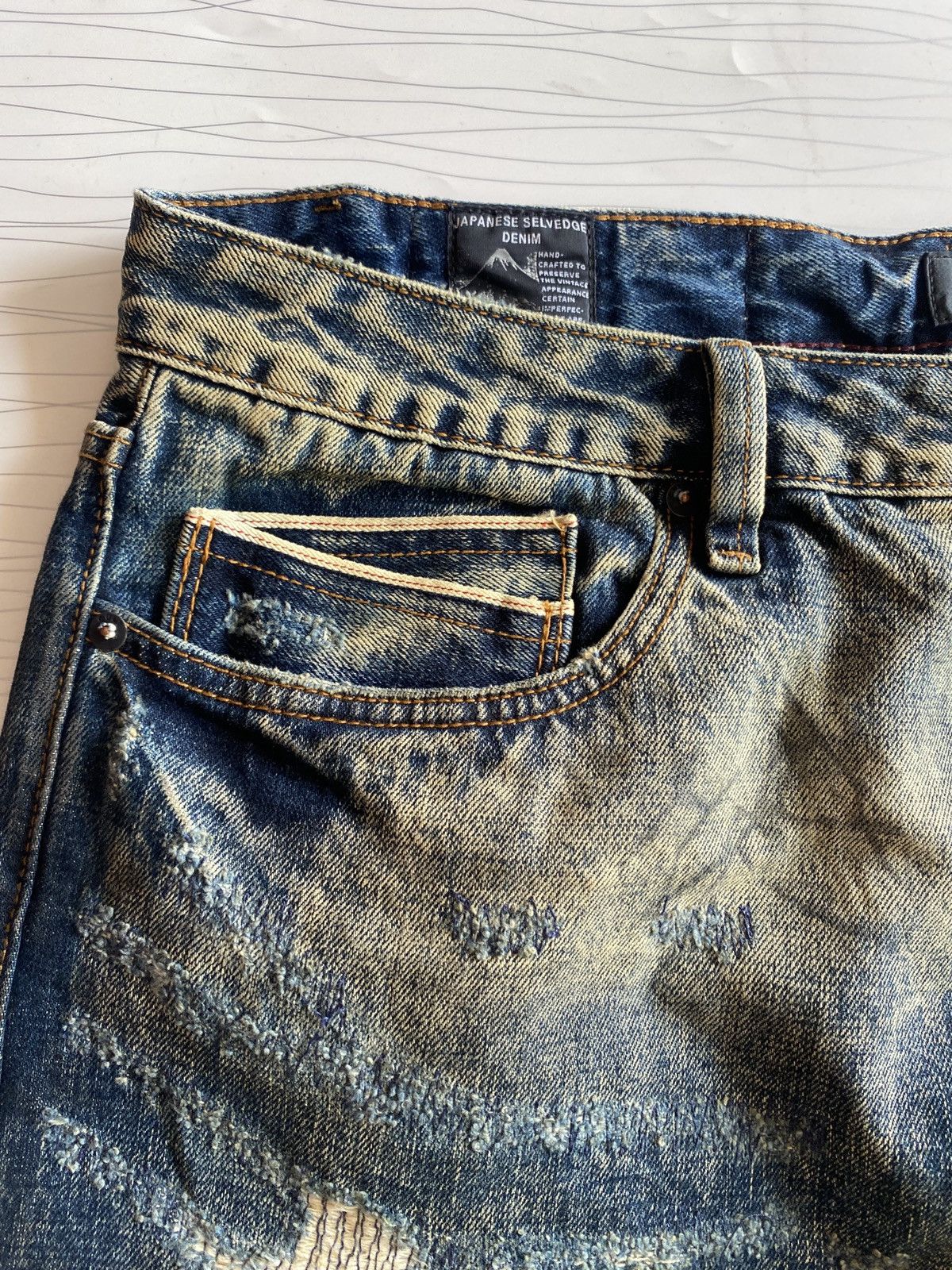 If Six Was Nine Cult of Individuality Japanese Selvedge Denim Size US 38 / EU 54 - 8 Thumbnail