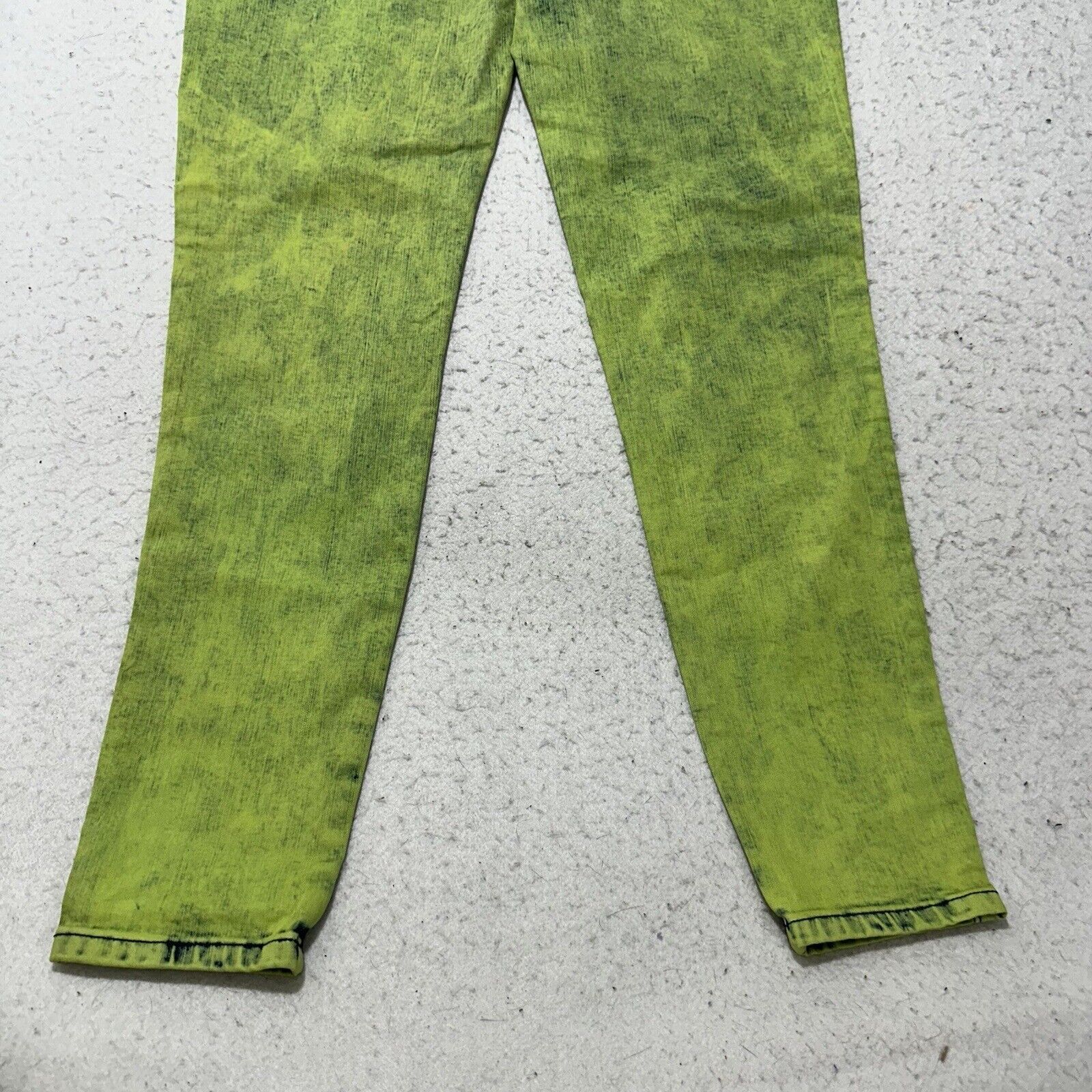 Almost Famous Almost Famous 7 Super High Rise Skinny Leg Jeans Green Denim Size 28" / US 6 / IT 42 - 8 Thumbnail