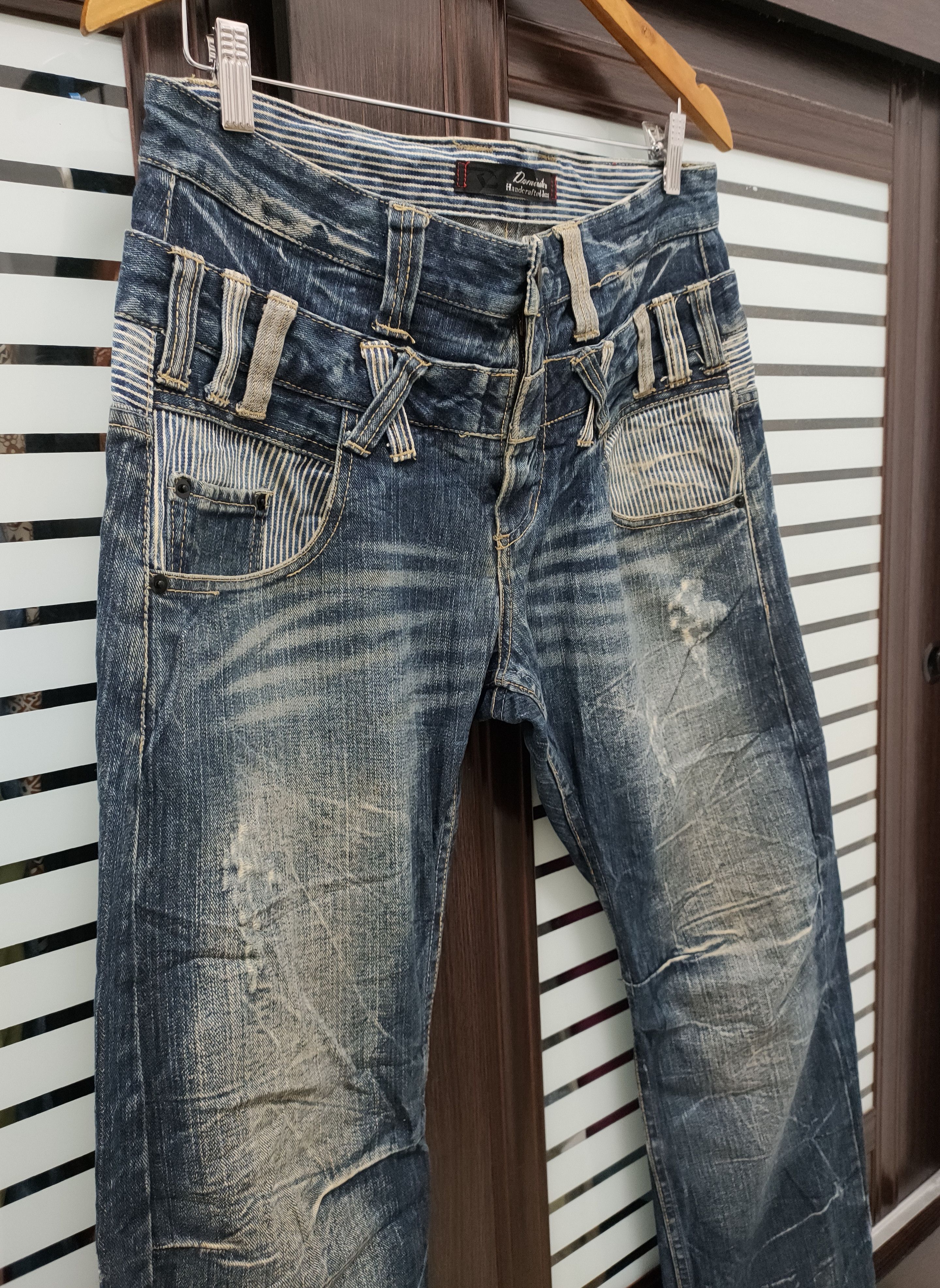 If Six Was Nine 💥Double Waist Japanese Brand Dominate @ HandCrafted Jeans💥 Size US 34 / EU 50 - 3 Thumbnail
