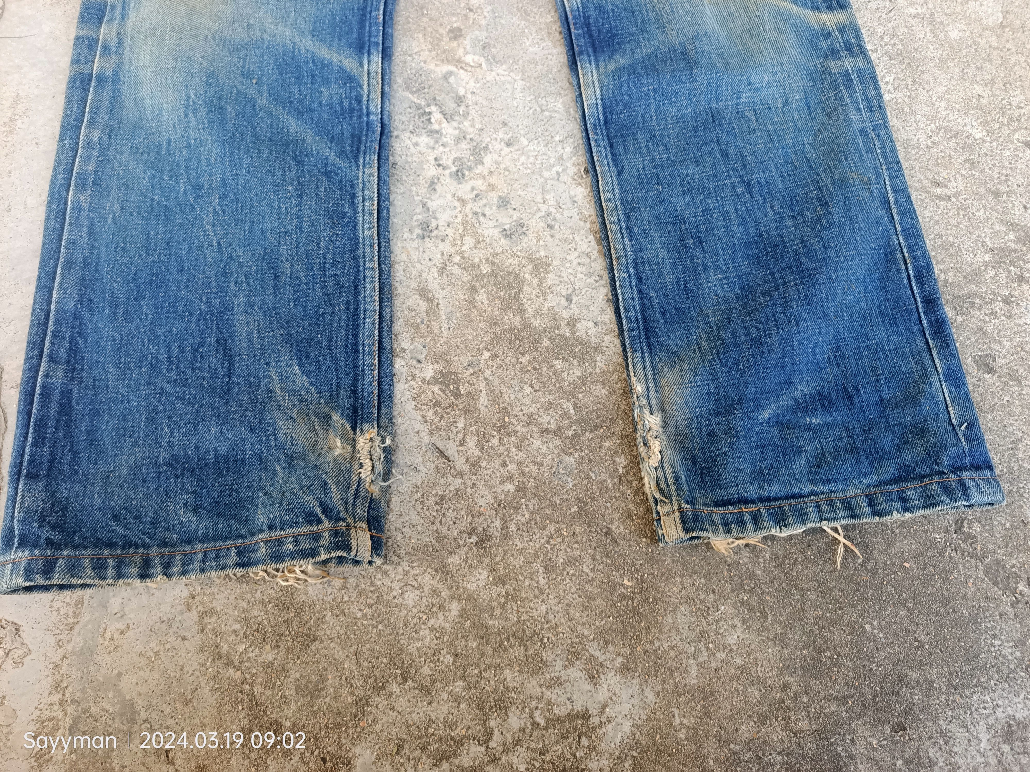 A.P.C. 💢 Selvedge Vintage A.P.C Faded Blue Jeans Size US 28 / EU 44 - 5 Thumbnail