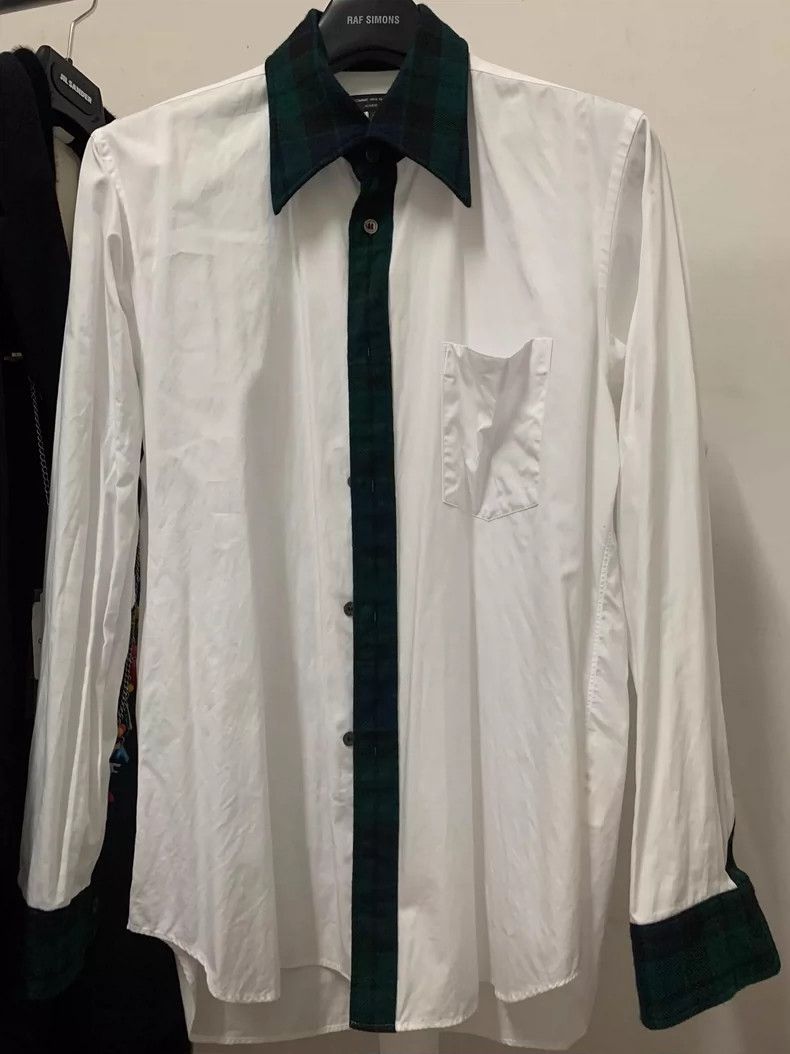 Comme des Garcons Comme Des Garcons Wool Leader Paneled Shirt Size M / US 6-8 / IT 42-44 - 1 Thumbnail