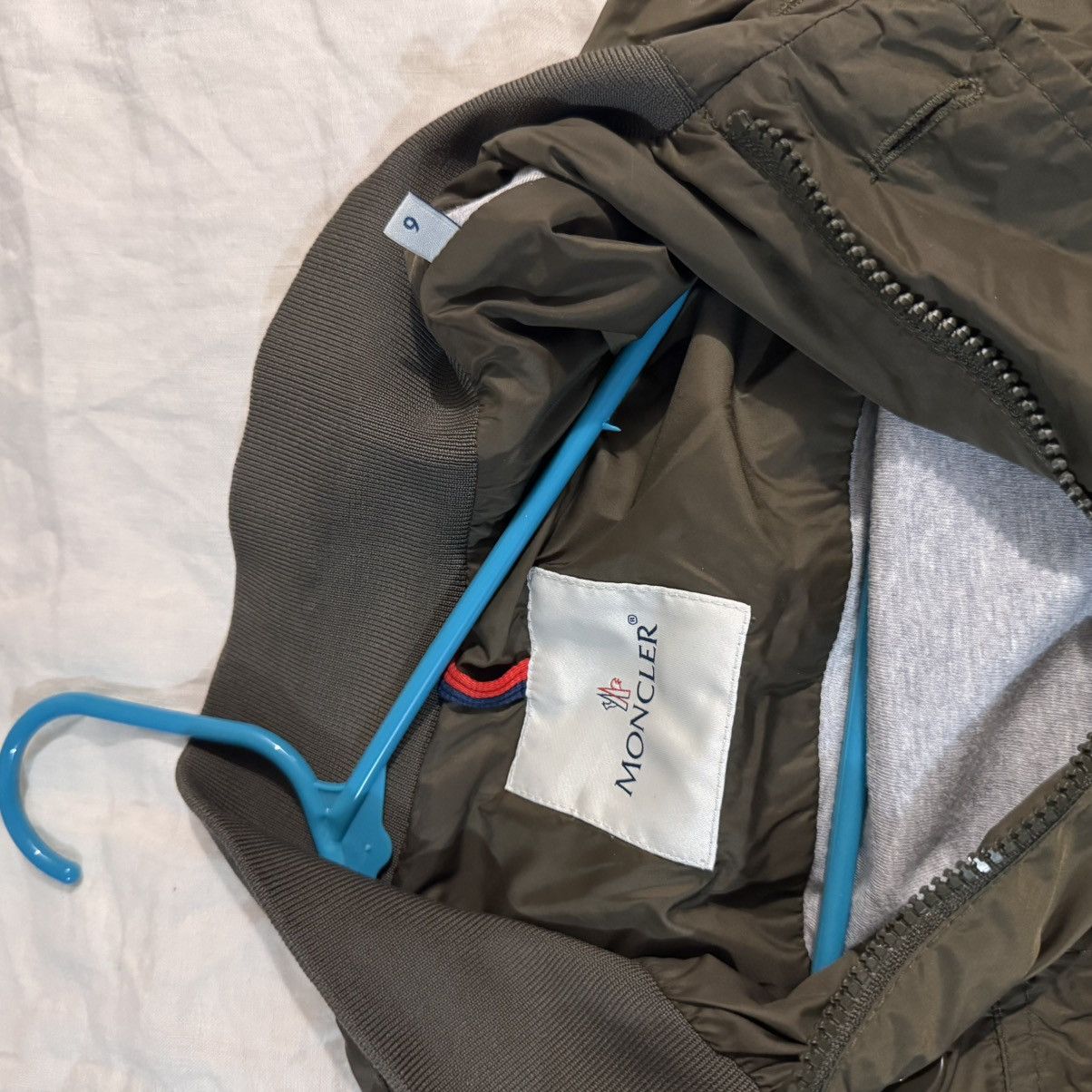 Moncler Moncler DELONIX GIUBBOTTO jacket Olive Green Size (6) XL Size US XL / EU 56 / 4 - 17 Thumbnail