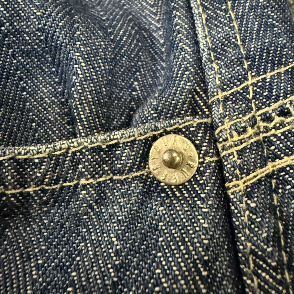 Ruff Ryders Vintage y2k Baggy Flared Tweed Ruff Ryders Dirty Denim Rap Size US 38 / EU 54 - 14 Thumbnail