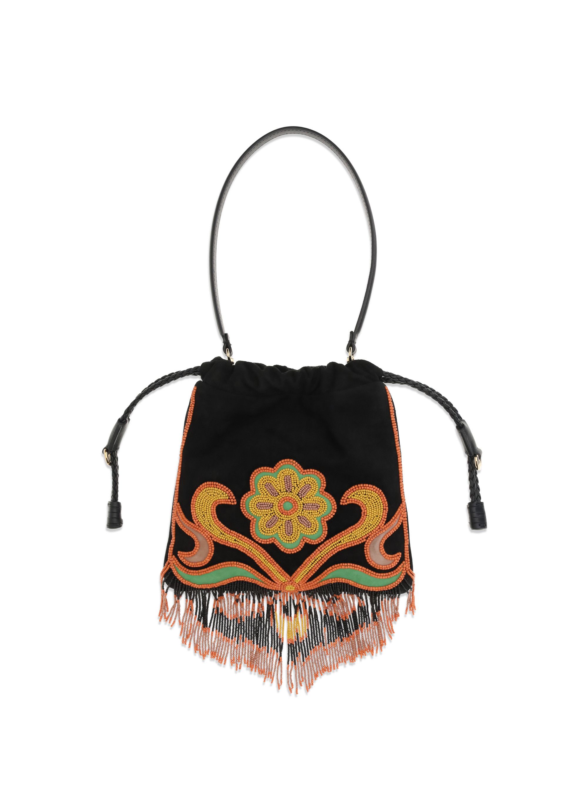 Etro Kalispera Handbag with beads and fringes Size ONE SIZE - 1 Thumbnail