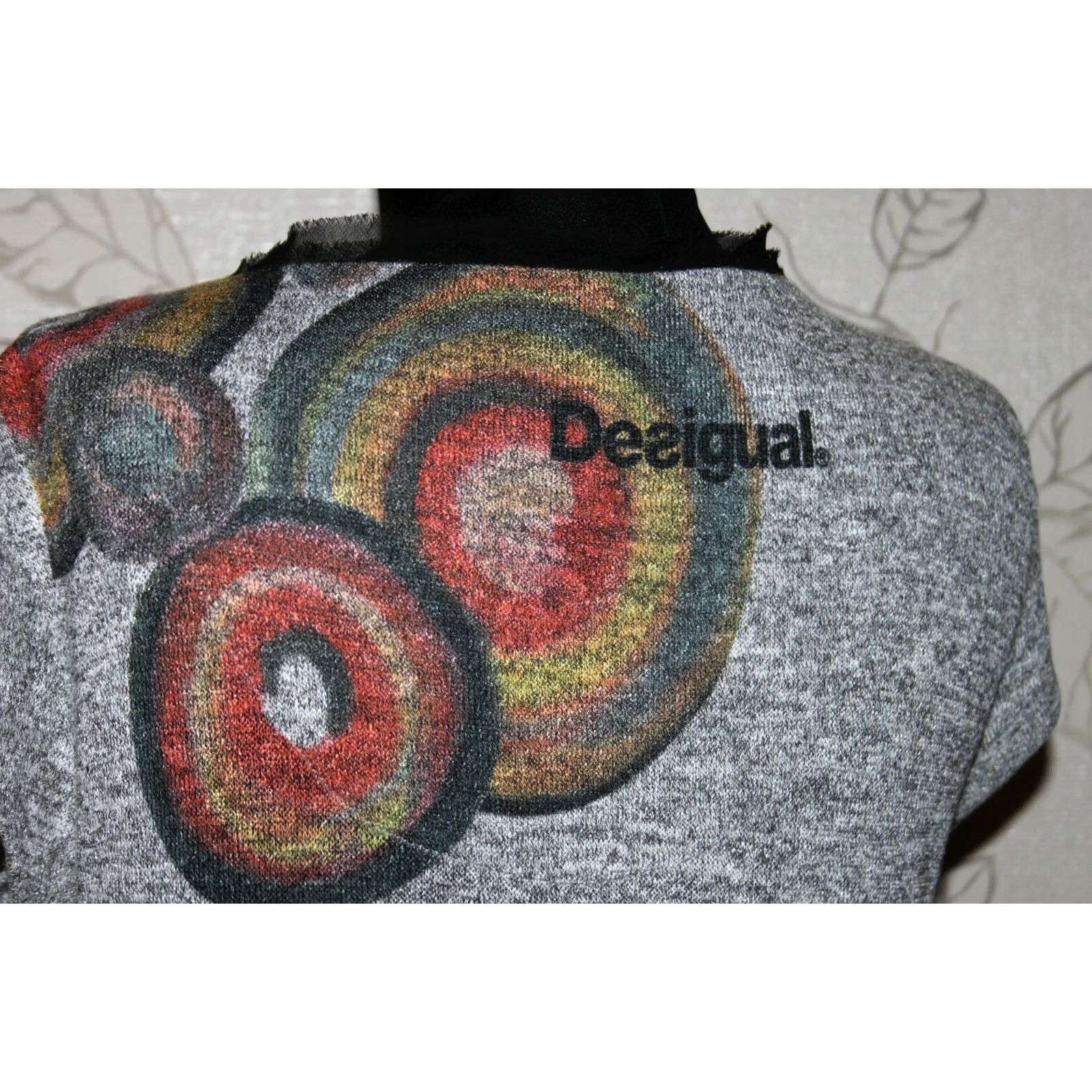Desigual Desigual Dress Grey Eldoris Robe L 57V20W0 Size Size L / US 10 / IT 46 - 6 Thumbnail