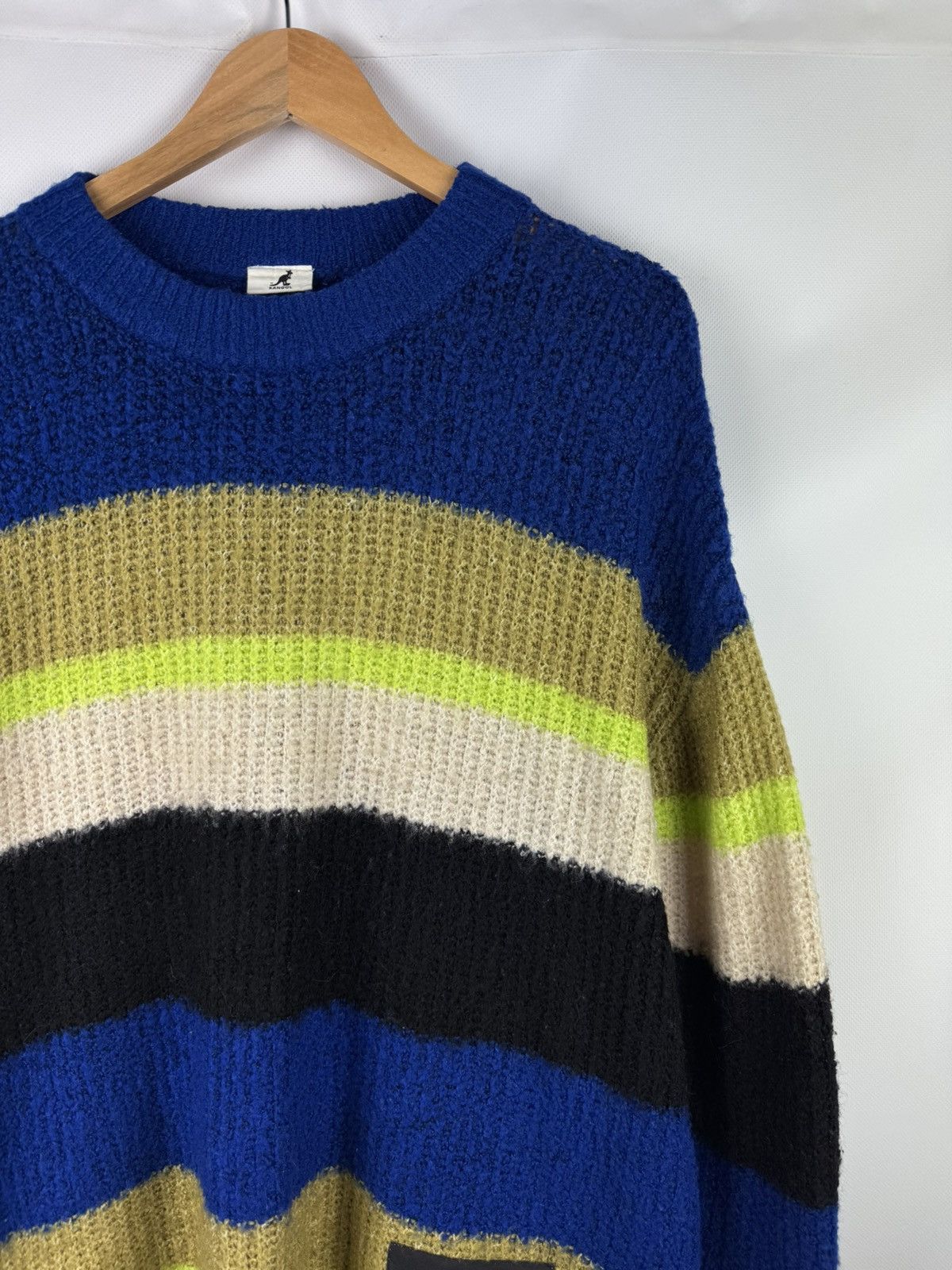 Kangol Kangol H&M Ladies Striped Oversized Sweater Pullover Size S Size S / US 4 / IT 40 - 5 Thumbnail