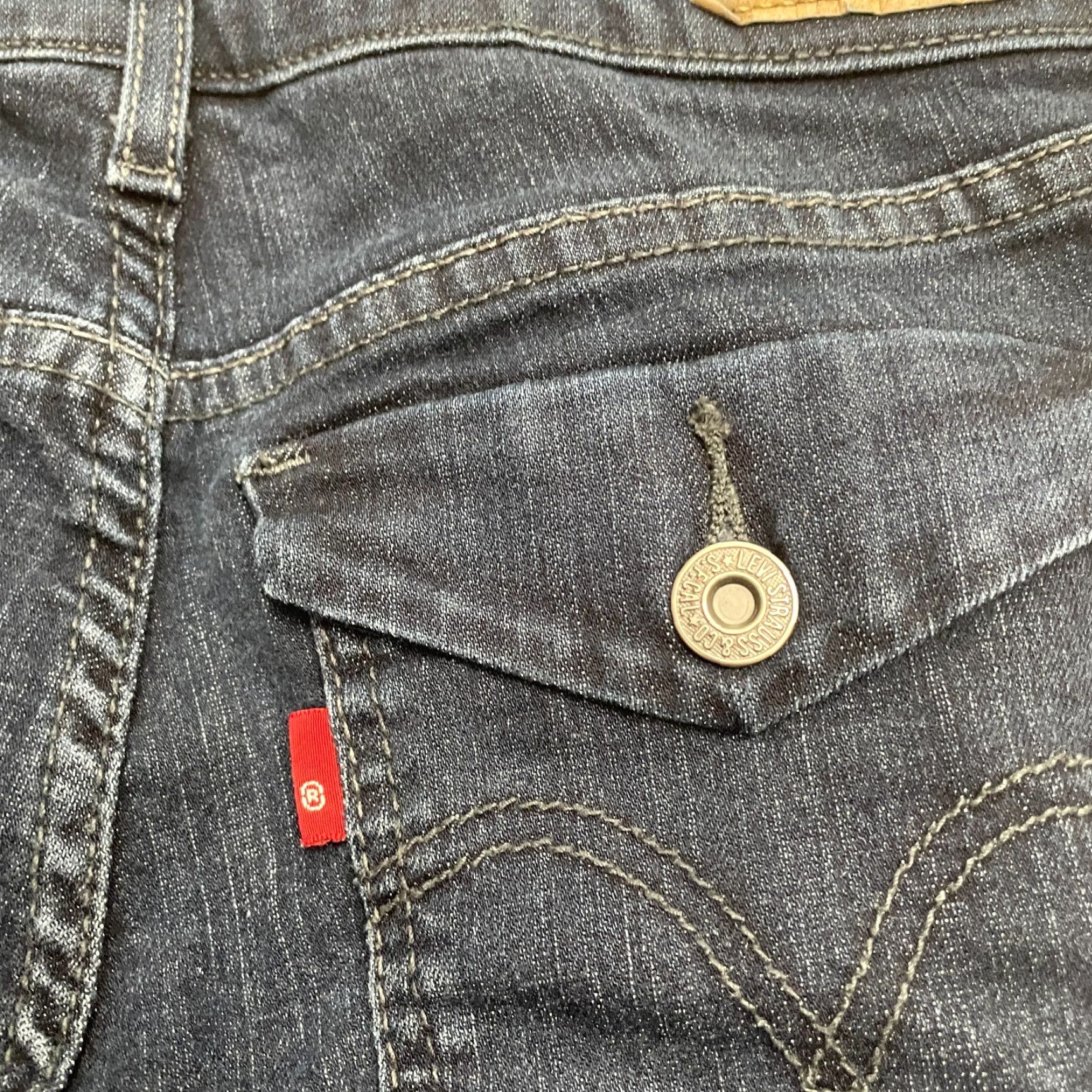 Levi's Levi's Jeans Mid Rise Ankle Skinny Denim Womens 4 Blue Dark Wash 28x24 City USA Classic Size 27" / US 4 / IT 40 - 5 Thumbnail