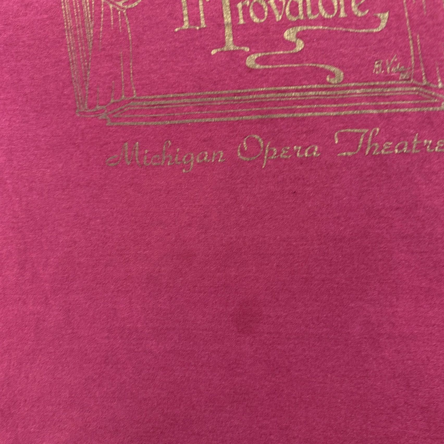 Jerzees VINTAGE Il Trovatore Shirt Mens L Red 90s Michigan Opera Theatre Jerzees T-Shirt Graphic Print 90s Mens Size US L / EU 52-54 / 3 - 4 Thumbnail