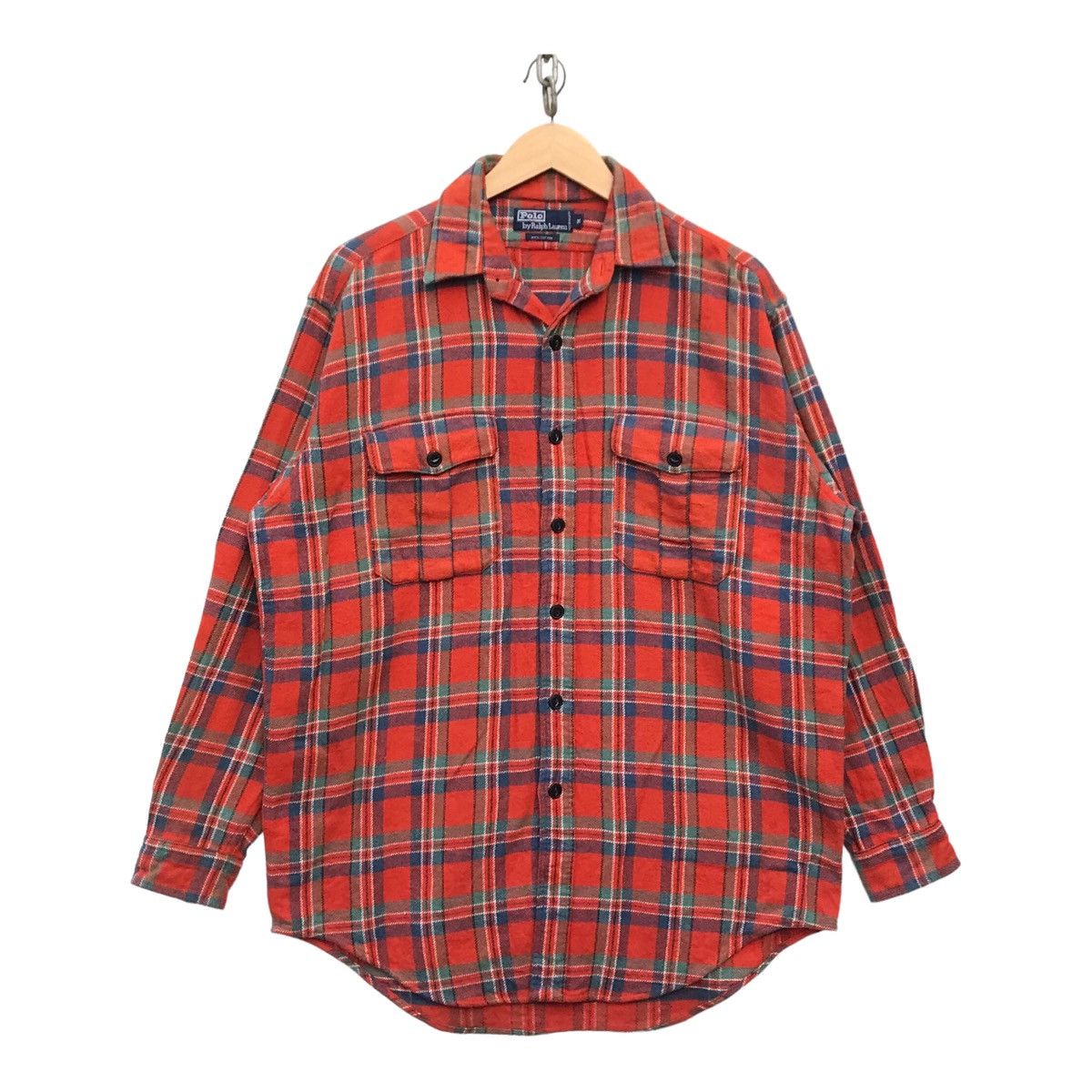 Polo Ralph Lauren × Vintage Vintage Polo Ralph Lauren Flannel Shirt Size US XL / EU 56 / 4 - 1 Thumbnail