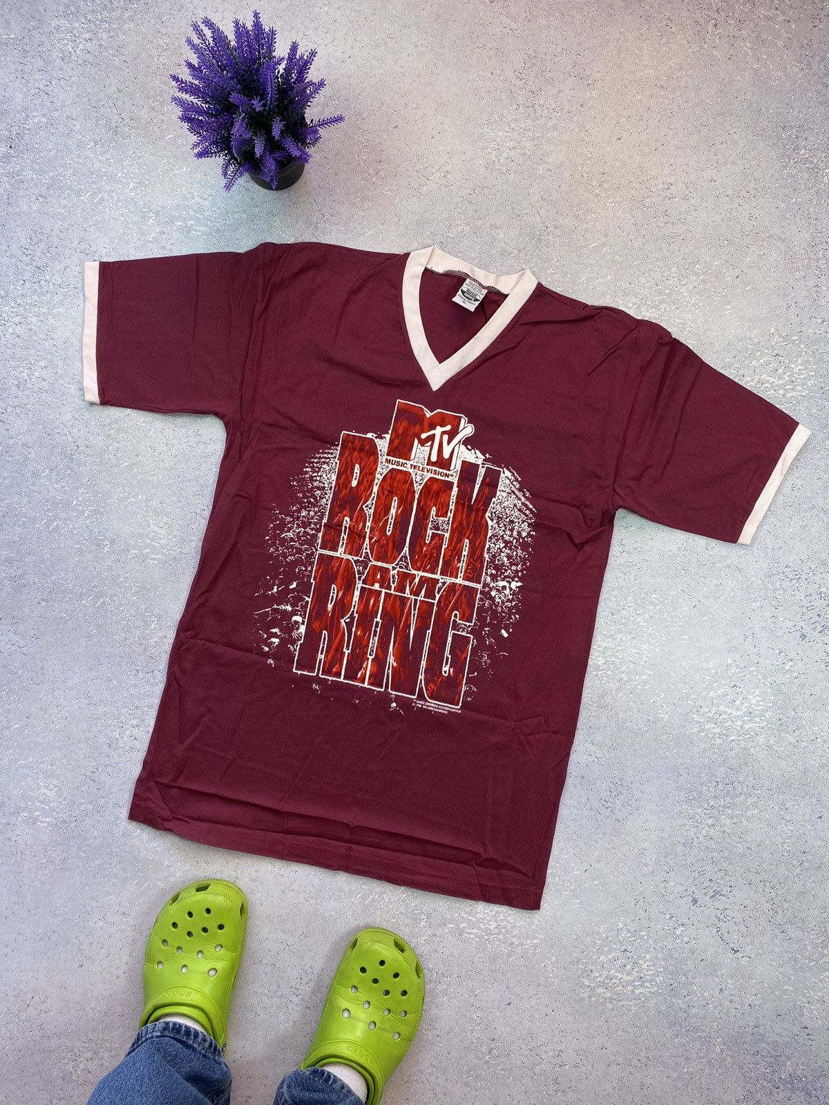 Mtv × Vintage Very Rare Vintage MTV Rock Am Ring Festival 1998 Size US XL / EU 56 / 4 - 1 Thumbnail