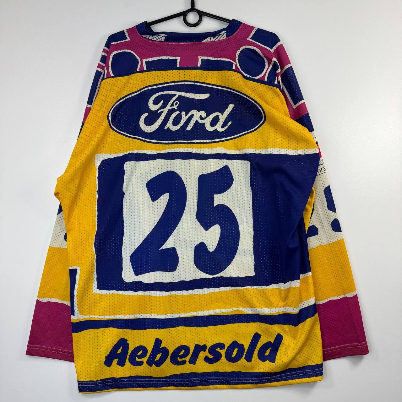 Other Vintage EVA Ford Hockey Jersey #25 Aebersold Switzerland L Size US L / EU 52-54 / 3 - 8 Thumbnail