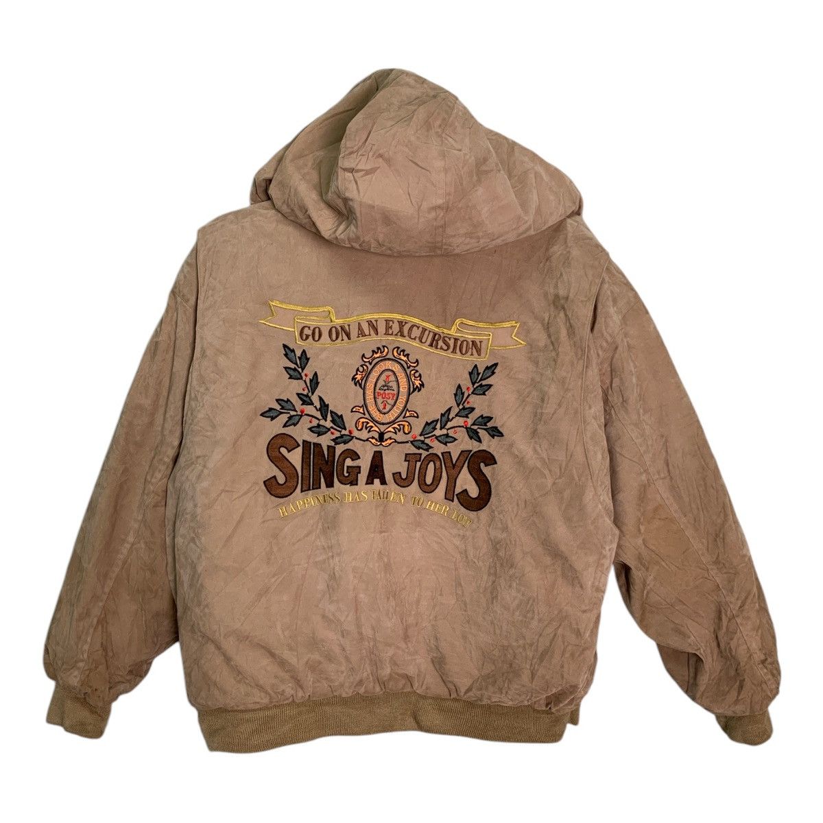 Japanese Brand × Vintage Rare Design Vintage Sing A Joy Bombers Jackets Size US L / EU 52-54 / 3 - 1 Thumbnail