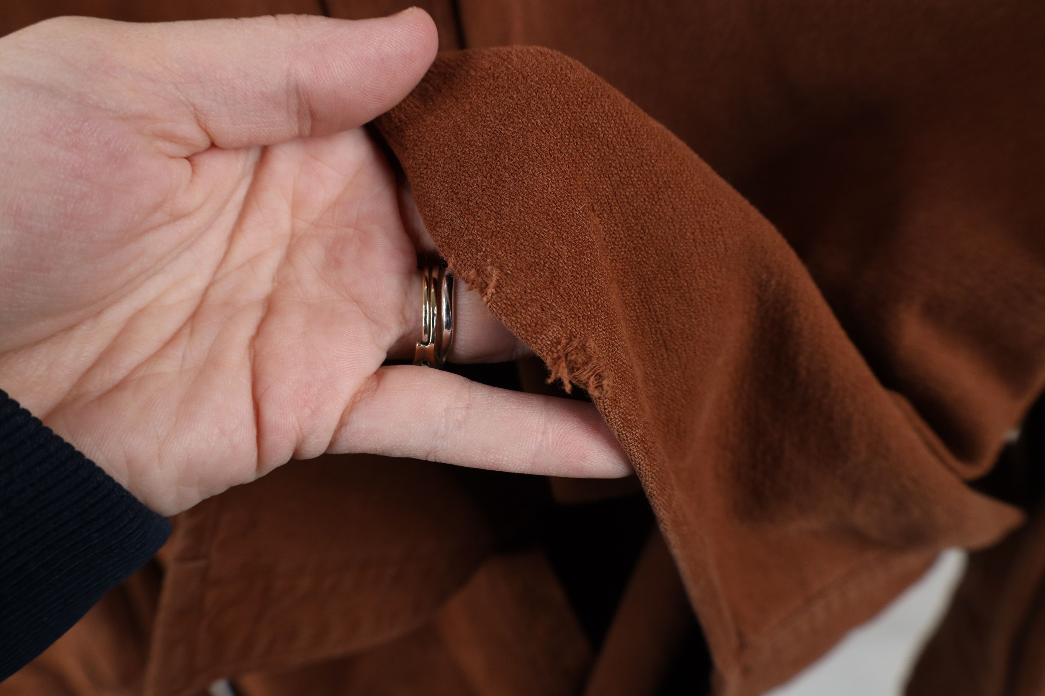 Cabelas × Vintage Vintage 90s Cabelas Chamois Cloth Button Down Shirt Brown Size US XL / EU 56 / 4 - 4 Thumbnail