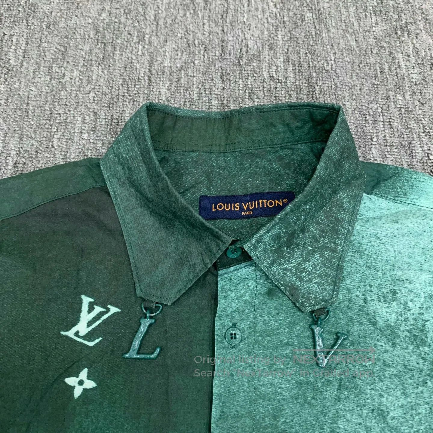 Louis Vuitton lv green ink splash dye shirt jacket. Size US L / EU 52-54 / 3 - 4 Thumbnail