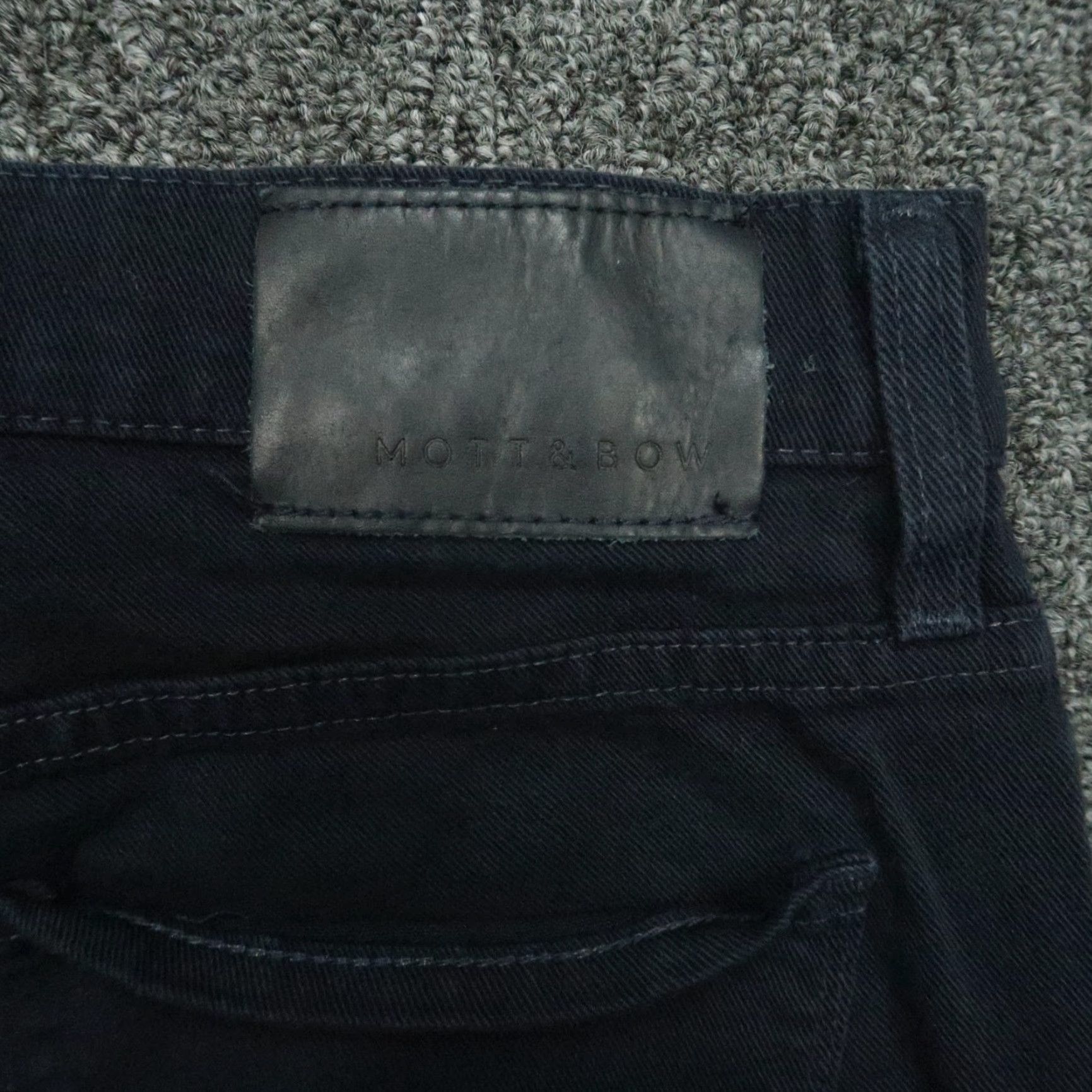 Mott & Bow Mott & Bow Jeans 29x32 Blue Skinny Mercer Straight 5 Pocket Stretch Mens Size US 29 - 5 Thumbnail