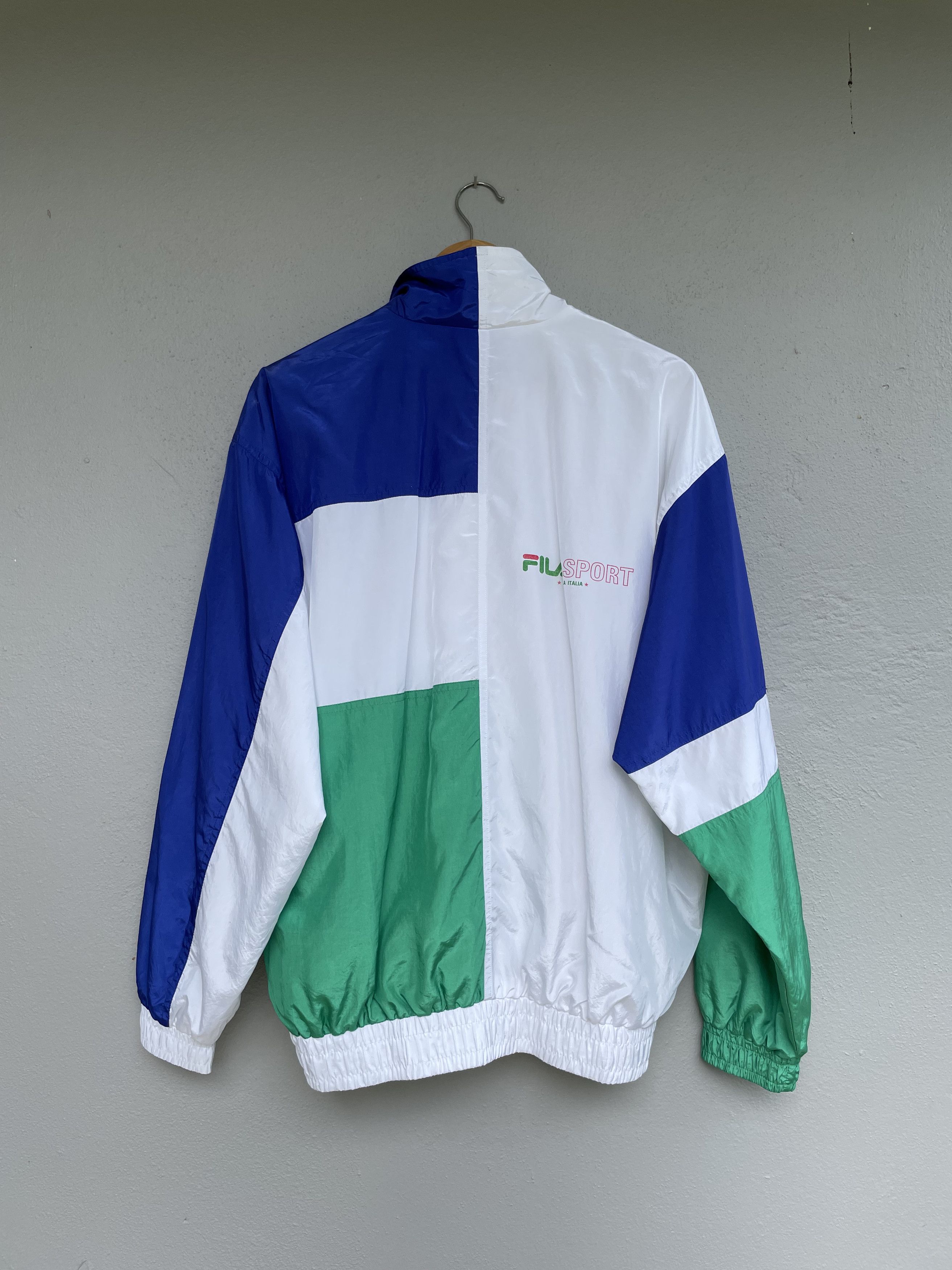 Vintage Fila Sport Colorblock Multicolor Hype Windbreaker Light Jackets