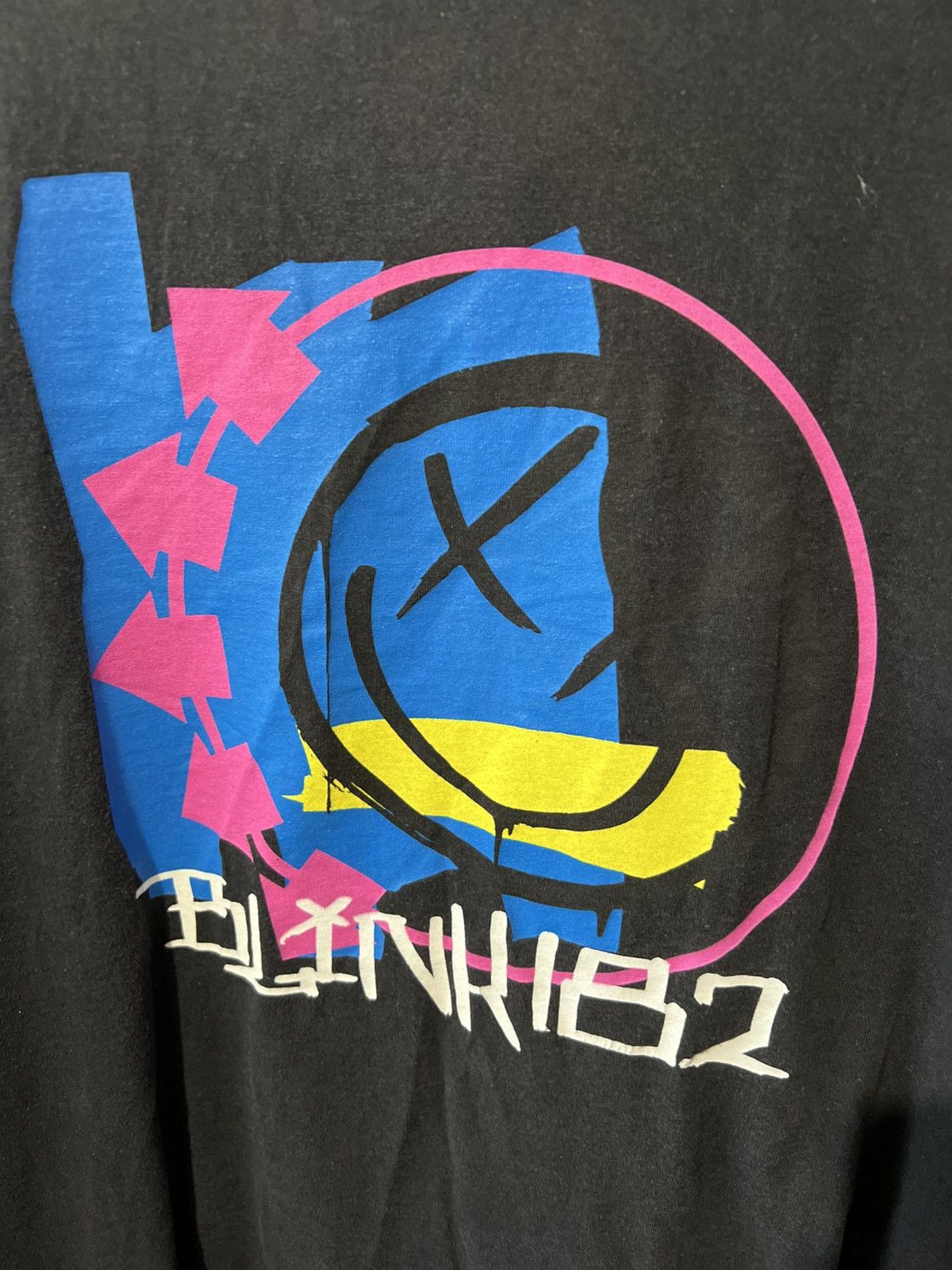 Band Tees × Vintage 2010 VINTAGE BLINK 182 SMILE LOGO BAND AOP Y2K ROCK T SHIRT Size US L / EU 52-54 / 3 - 2 Thumbnail