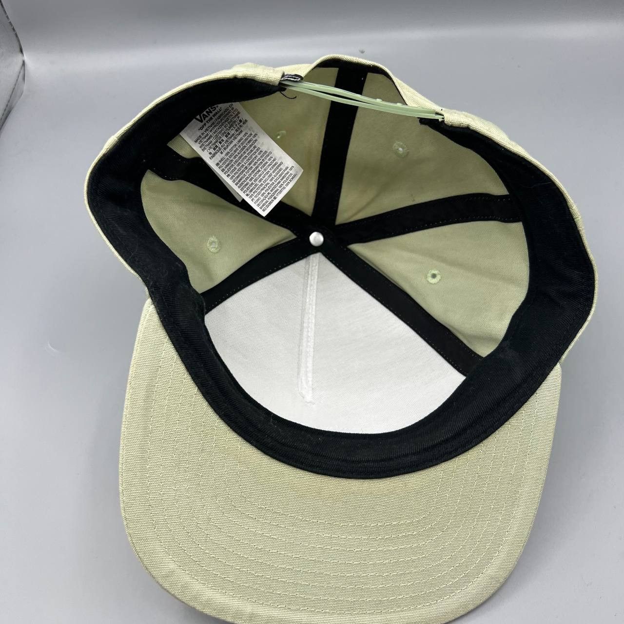 Vans Vans Off the Wall Hat Men Light Green Snap Back Cap Size ONE SIZE - 3 Thumbnail