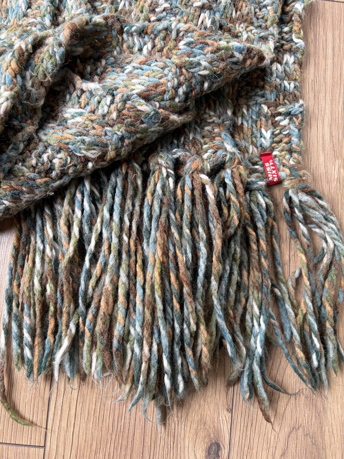 Miss Sixty Miss Sixty Multicolor Knitted Scarf Muffler Super Long Size ONE SIZE - 5 Thumbnail