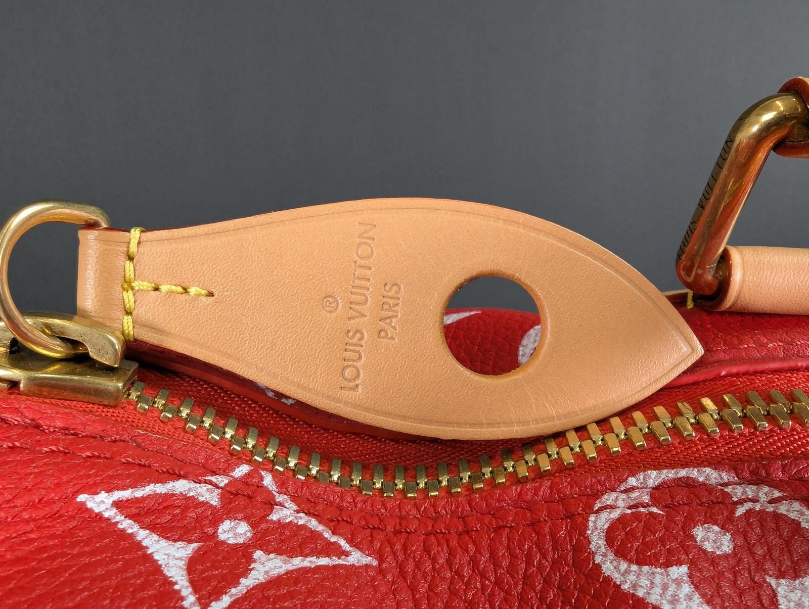 Louis Vuitton Louis Vuitton P9 Speedy Bandouliere 40 in Red Size ONE SIZE - 7 Thumbnail