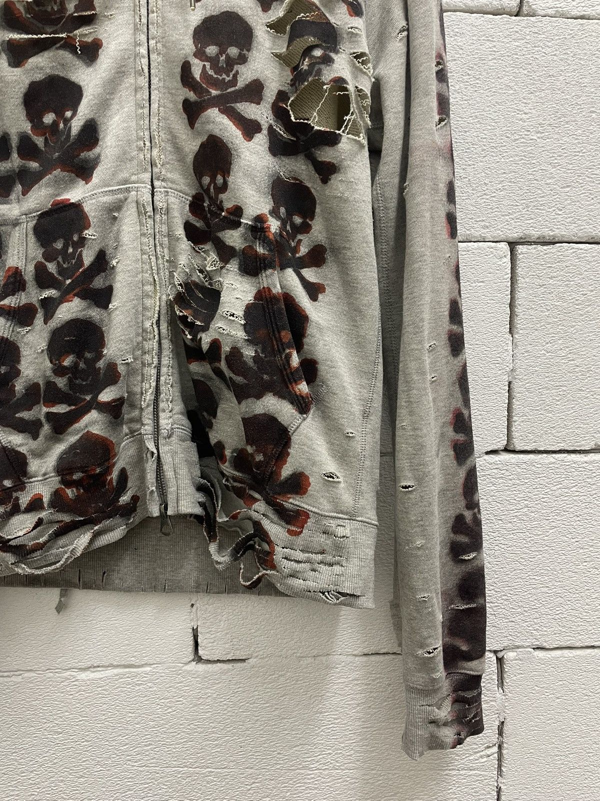 Designer Vintage Johnbull Thrashed Hoodies Distressed ERD Grunge Size US M / EU 48-50 / 2 - 5 Thumbnail