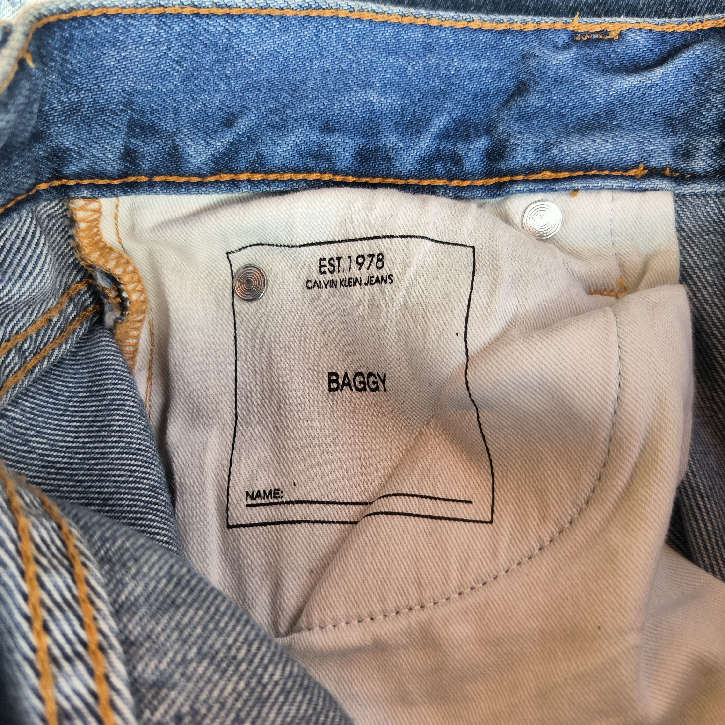 Calvin Klein 205W39NYC Calvin Klein by RAF SIMONS Baggy Jeans Size US 30 / EU 46 - 7 Thumbnail