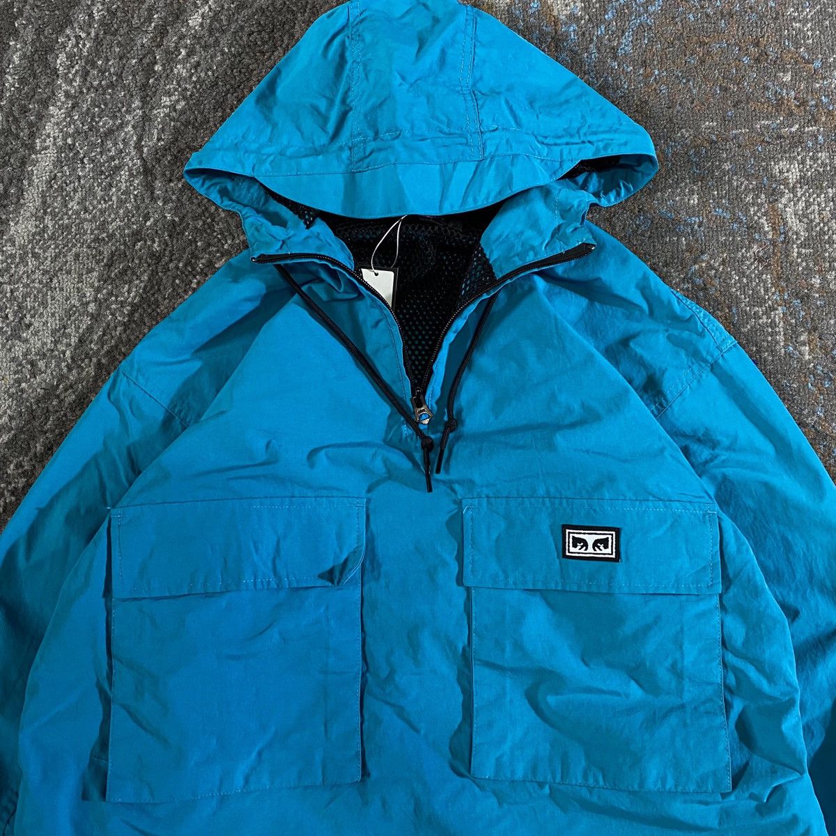 Obey Streetwear Obey Worldwide Big Pocket Reflective Anorak Jacket Grailed