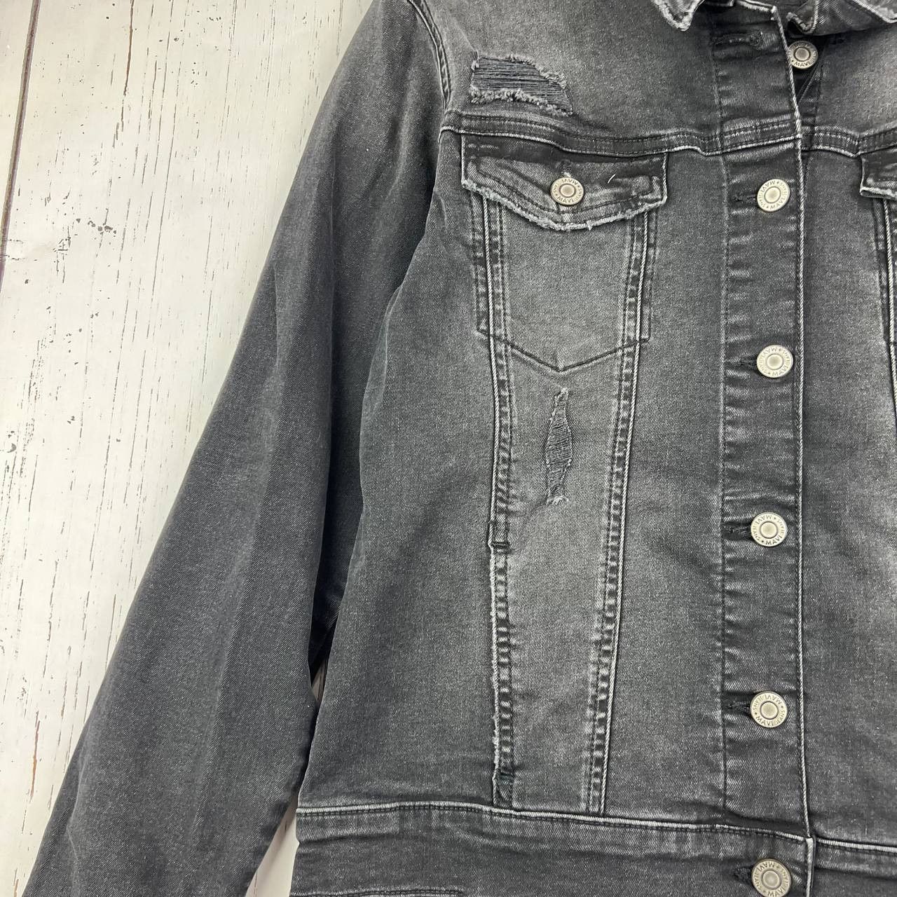 Mavi Mavi Small Classic Fit Stretchable Denim Jeans Jacket Women Size S / US 4 / IT 40 - 4 Thumbnail
