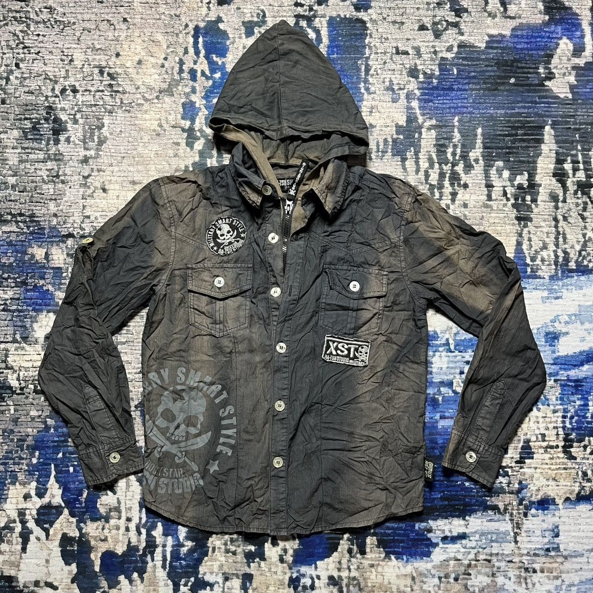 Japanese Brand 🔥Ba Tsu Studio Hysteric inspier Skull Shirt Button Up Size US M / EU 48-50 / 2 - 1 Thumbnail