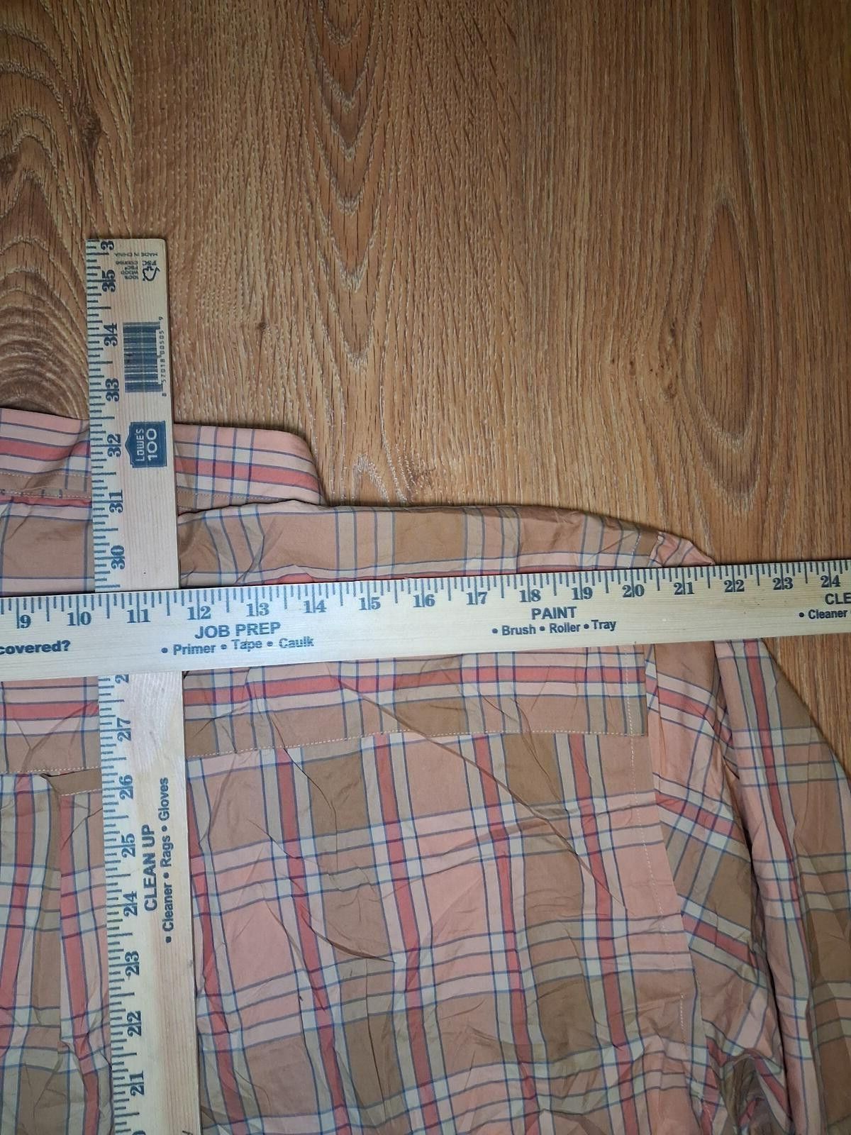 Pendleton Pendleton Button Up Shirt Mens XL Orange Check Cotton Size US XL / EU 56 / 4 - 10 Thumbnail
