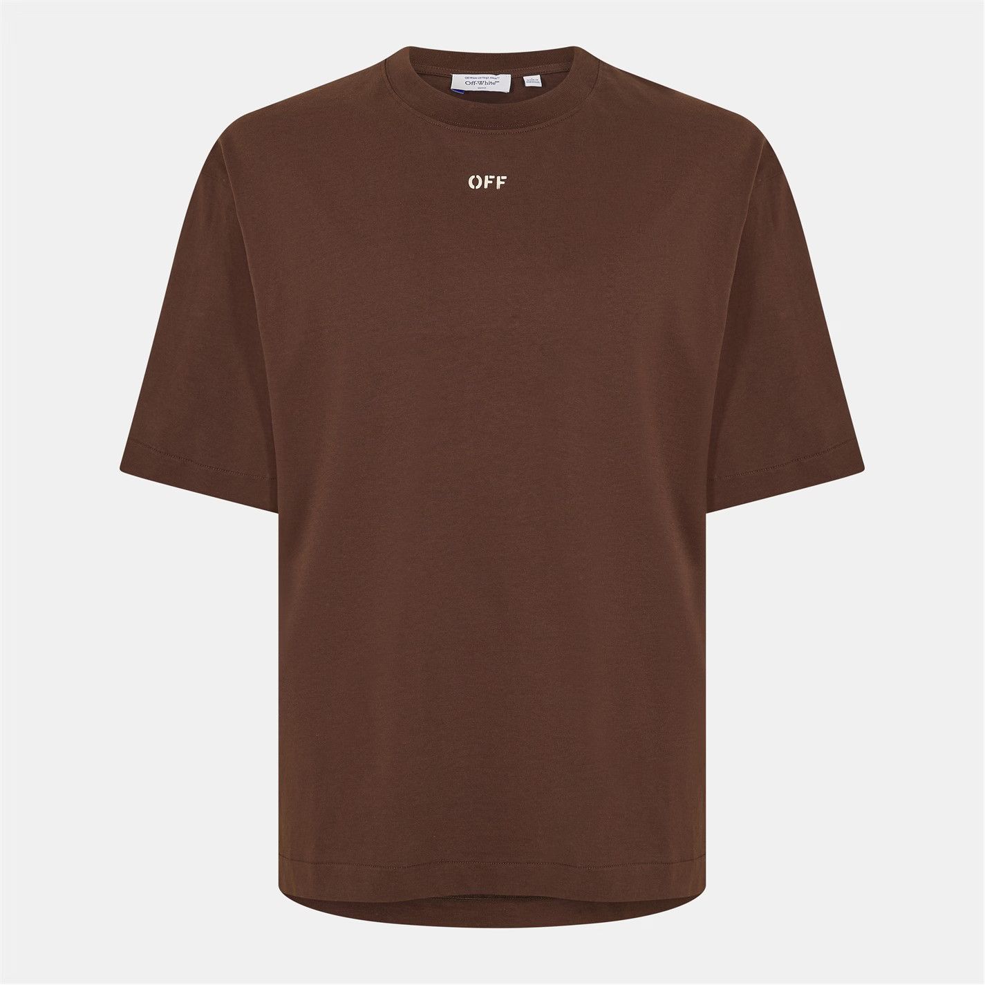 Off-White o1g2r1mq0226 Arrow Skate T-Shirt In Brown Size US M / EU 48-50 / 2 - 1 Thumbnail