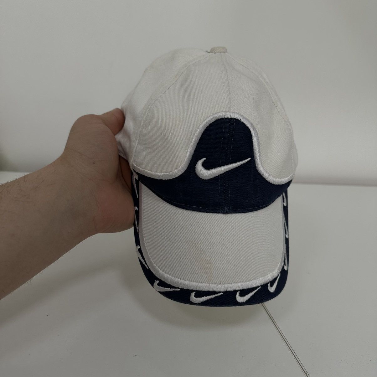 Nike × Vintage Vintage Nike Multi Logo Y2K Cap Size ONE SIZE - 2 Thumbnail