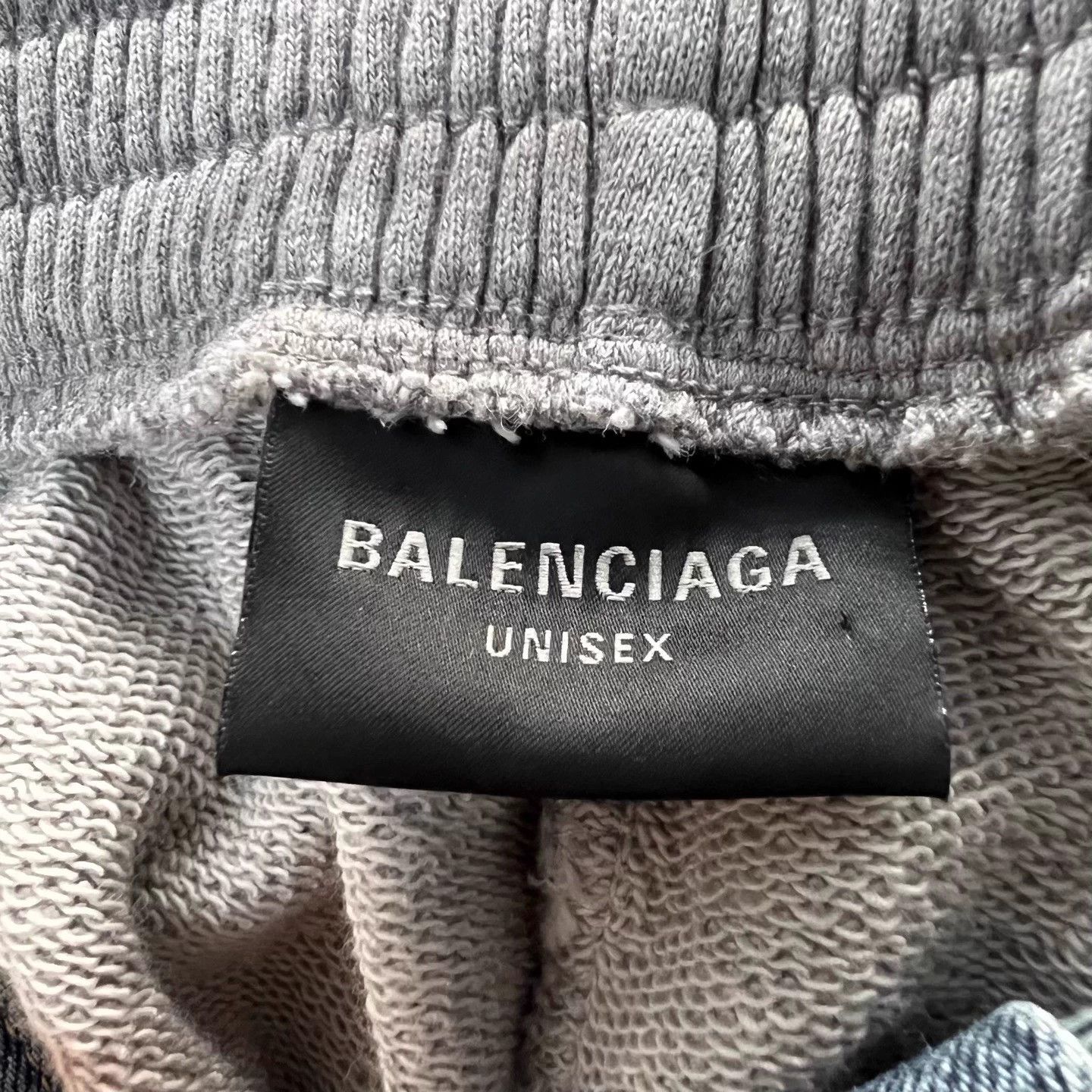 Balenciaga Balenciaga Patchwork Distressed Wide Leg Jeans XS Size 25" / US 0 / IT 36 - 3 Thumbnail