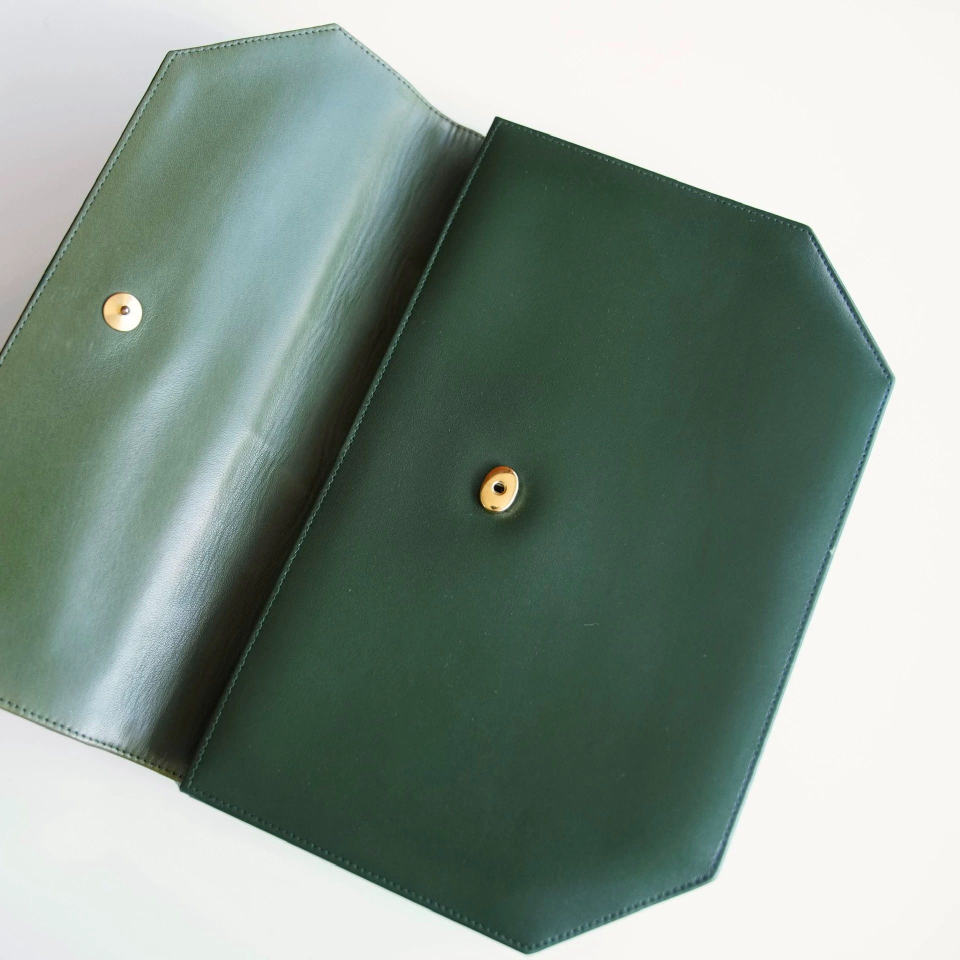 Other Morabito Vintage Dark Green 25x18 Expandable Handbag Size ONE SIZE - 8 Thumbnail