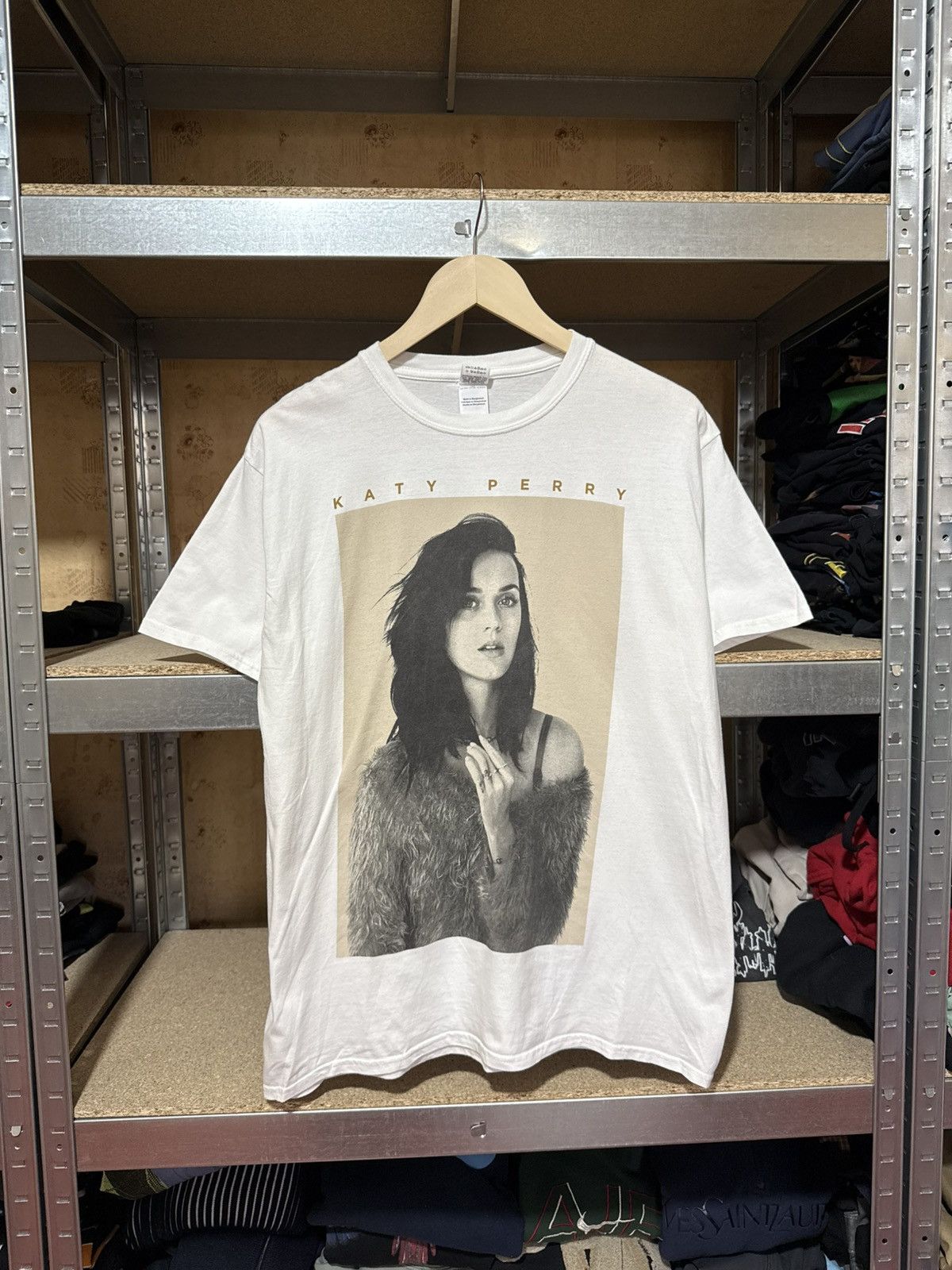 Band Tees × Rap Tees Vintage Katty Perry American Hip Hop Rap T-Shirt Y2K Hype Size US L / EU 52-54 / 3 - 1 Thumbnail
