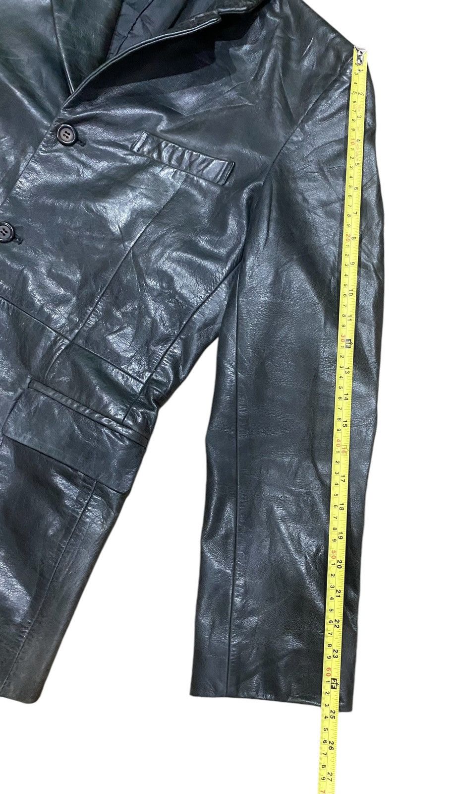 Tornado Mart Rare TORNADO MART Leather Blazer Size US L / EU 52-54 / 3 - 18 Thumbnail
