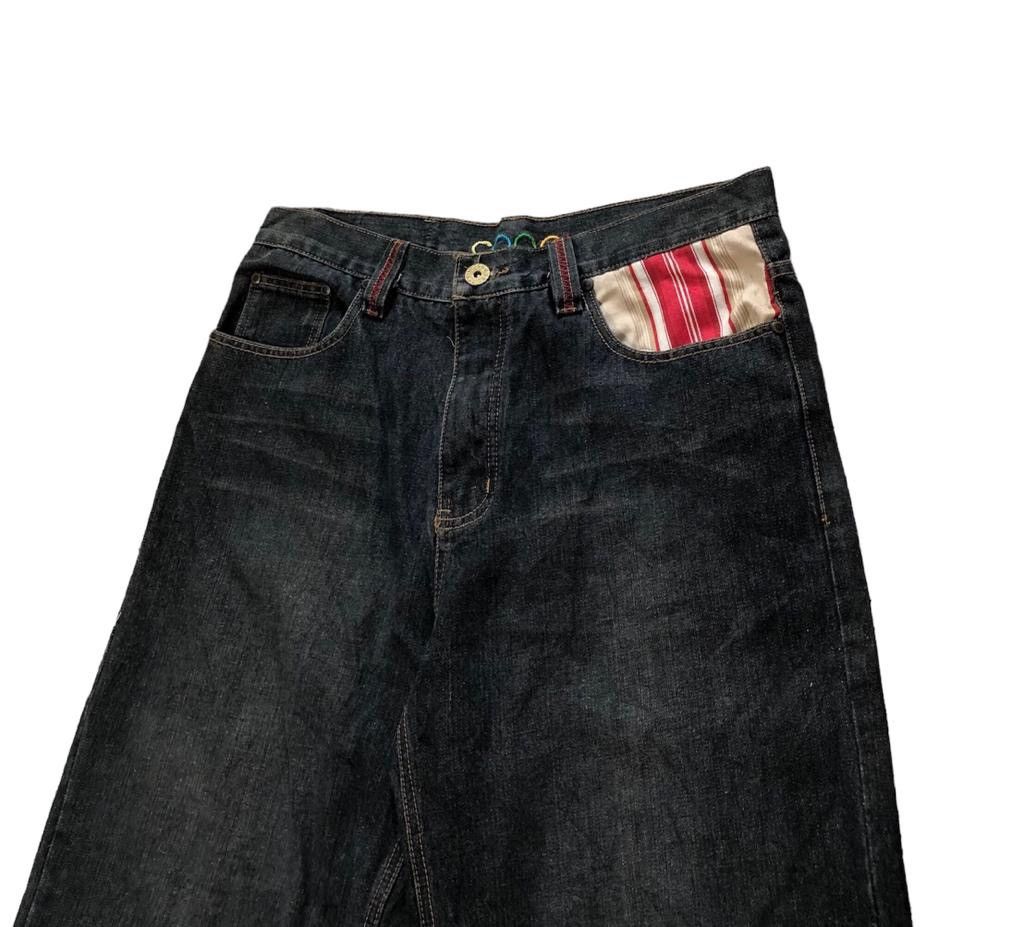 Coogi Baggy Jeans Embroidered Ice Logo