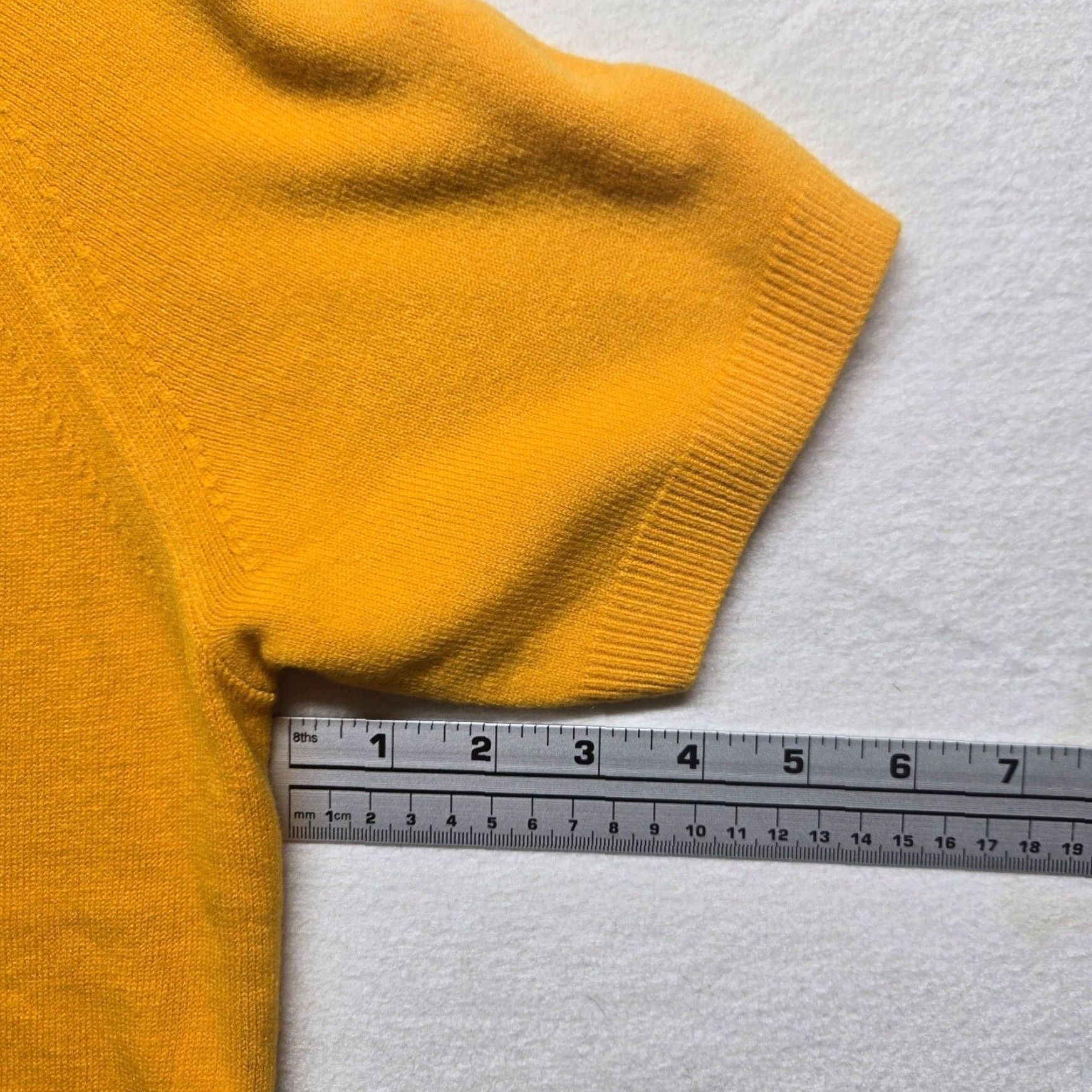 Vintage VINTAGE Moda Orange Short Sleeve Sweater Adult Women's Medium Acrylic Cotton Knit Size XS / US 0-2 / IT 36-38 - 4 Thumbnail