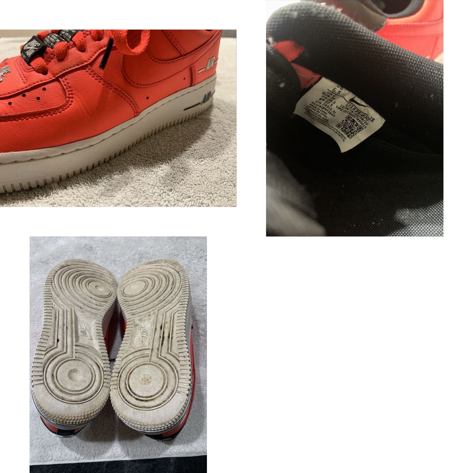 Nike Nike Air Force 1 '07 LV8 Red Men's Size 6.5 Basketball Sneaker Size US 7 / EU 40 - 8 Thumbnail