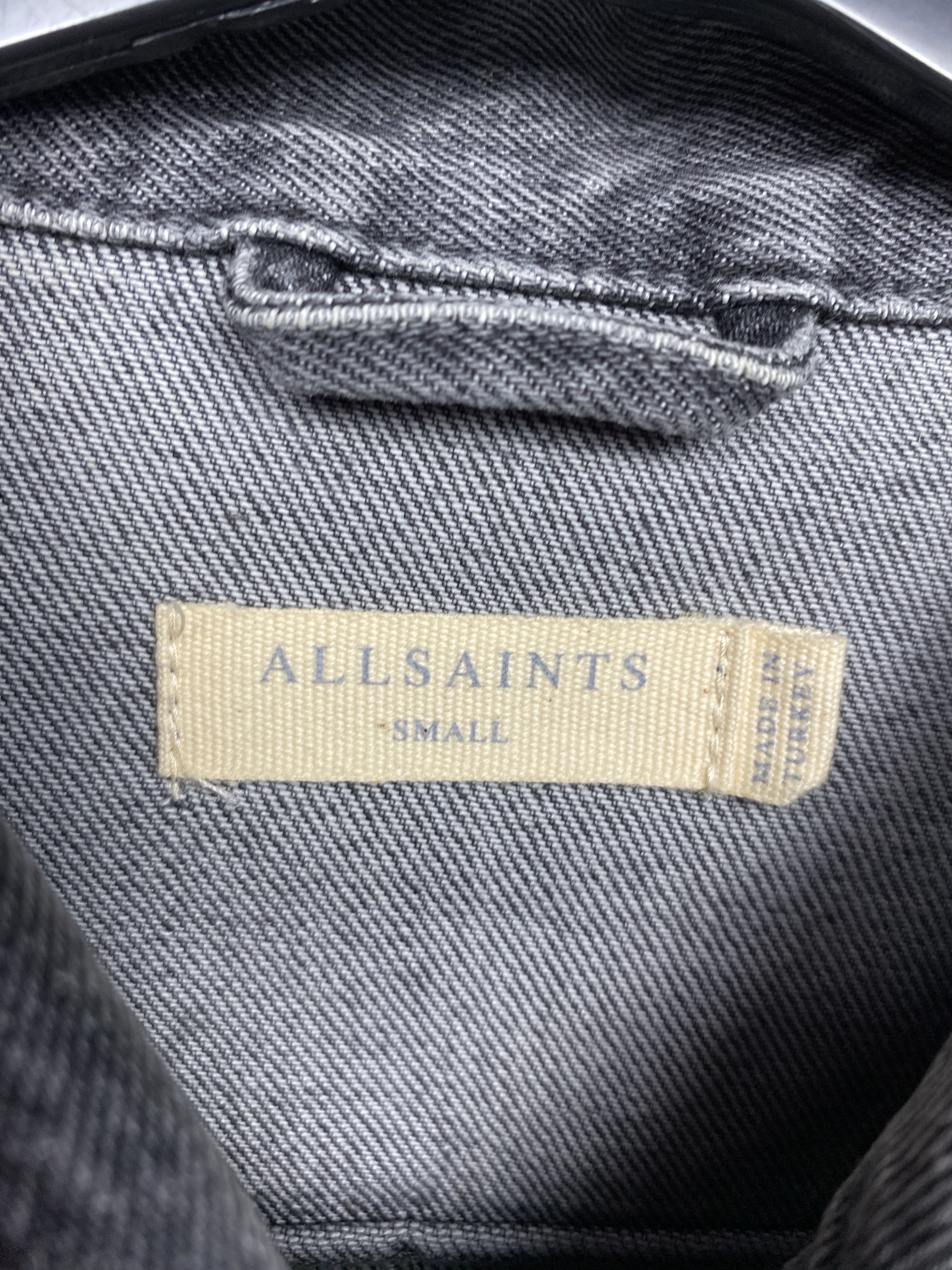 Allsaints Allsaints Vintage Mens Bilton Distressed Denim Jacket Size US S / EU 44-46 / 1 - 3 Thumbnail