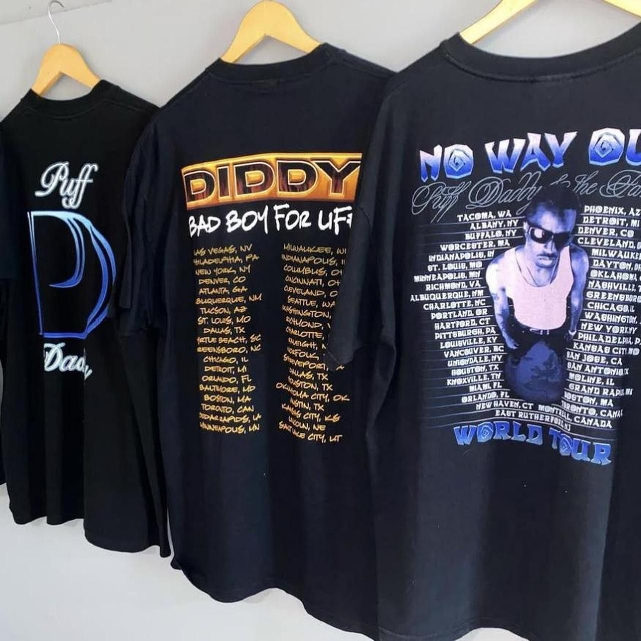 Vintage Diddy & Bad Boy puffy tour tee collection Size US L / EU 52-54 / 3 - 6 Thumbnail