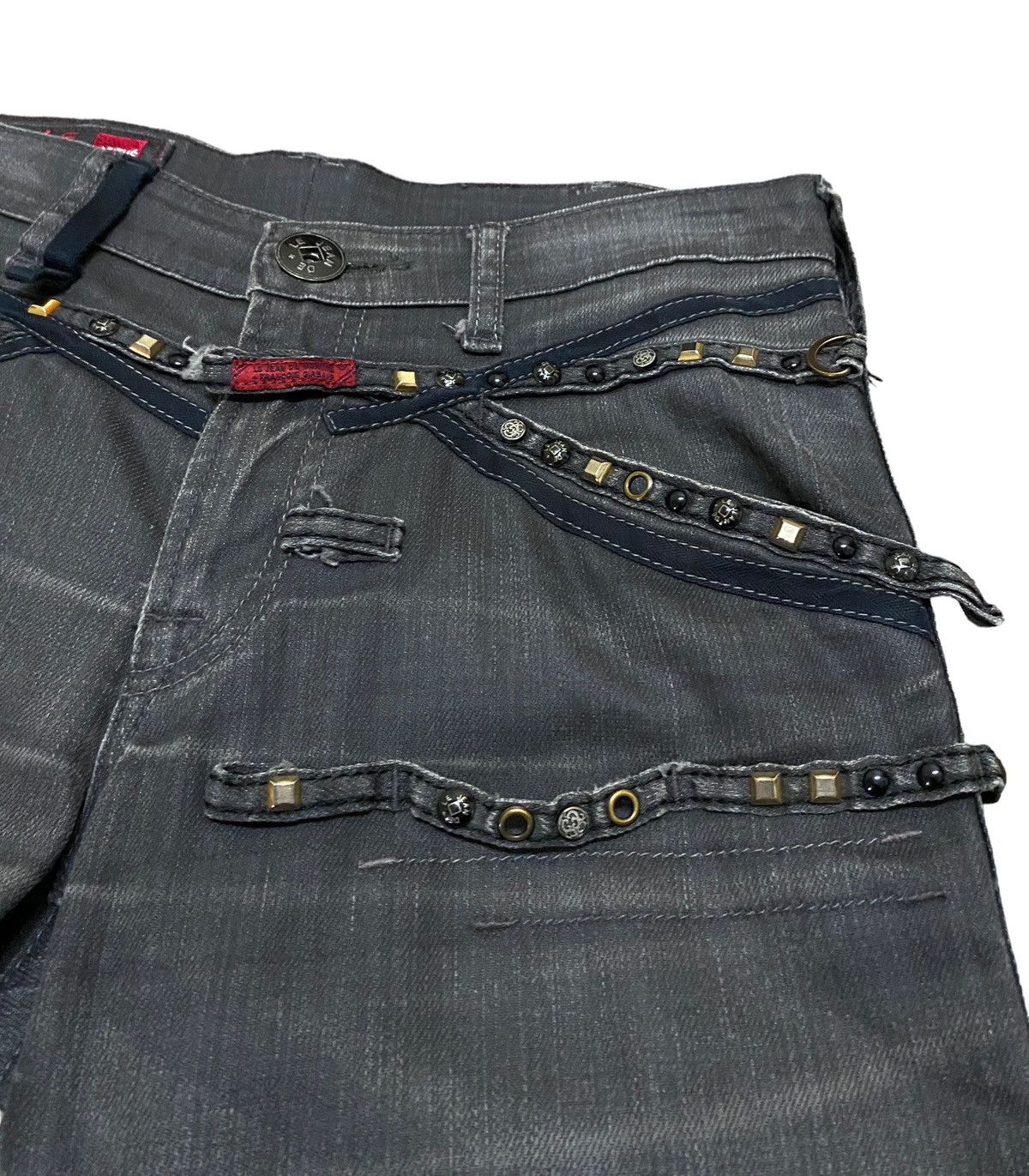 14th Addiction Rare Design Vintage Marithe Francois Girbaud Jeans 1990s Size US 30 / EU 46 - 9 Thumbnail